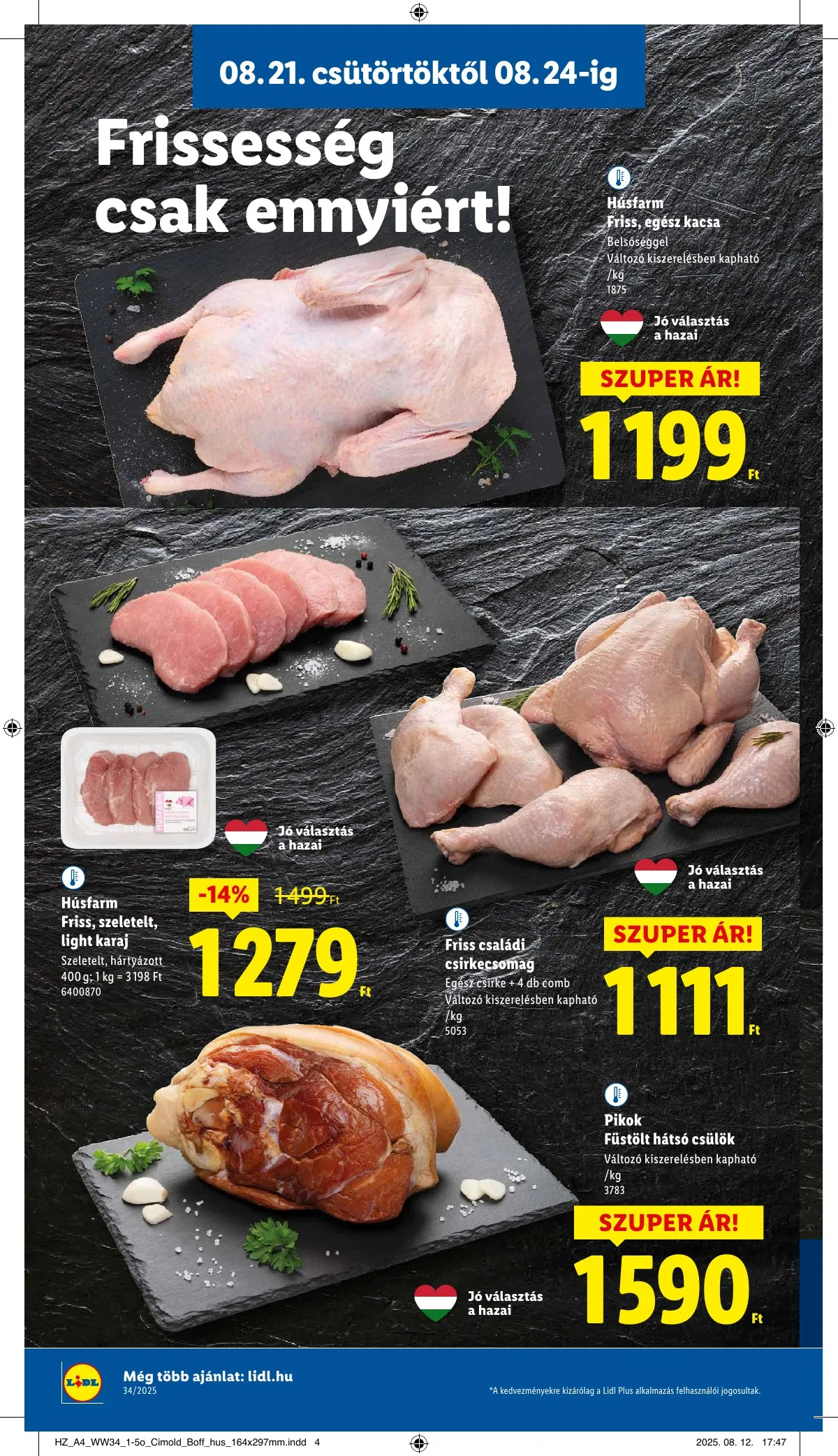Lidl akciós újság 08.21–08.27 – 8. oldal