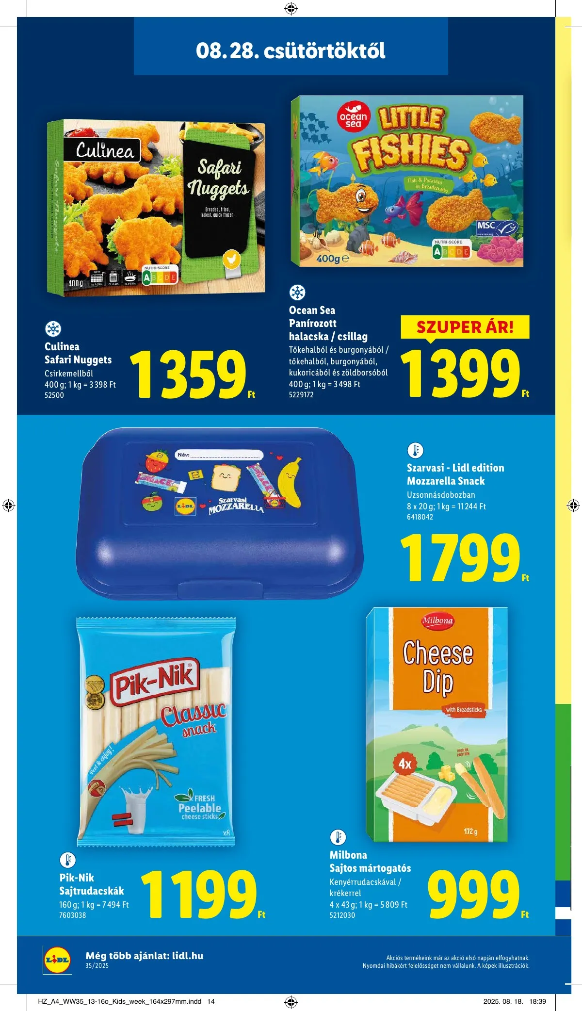 Lidl akciós újság 08.28–09.03 – 18. oldal