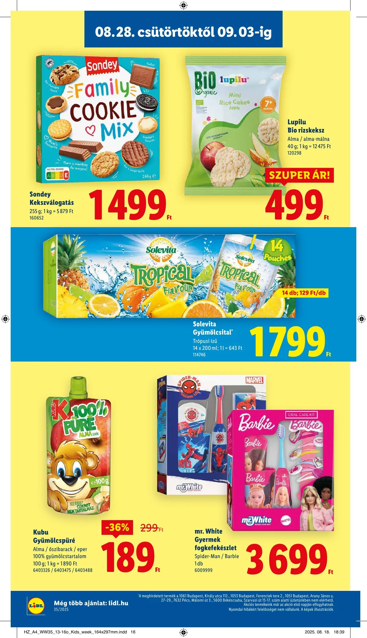 Lidl akciós újság 08.28–09.03 – 20. oldal