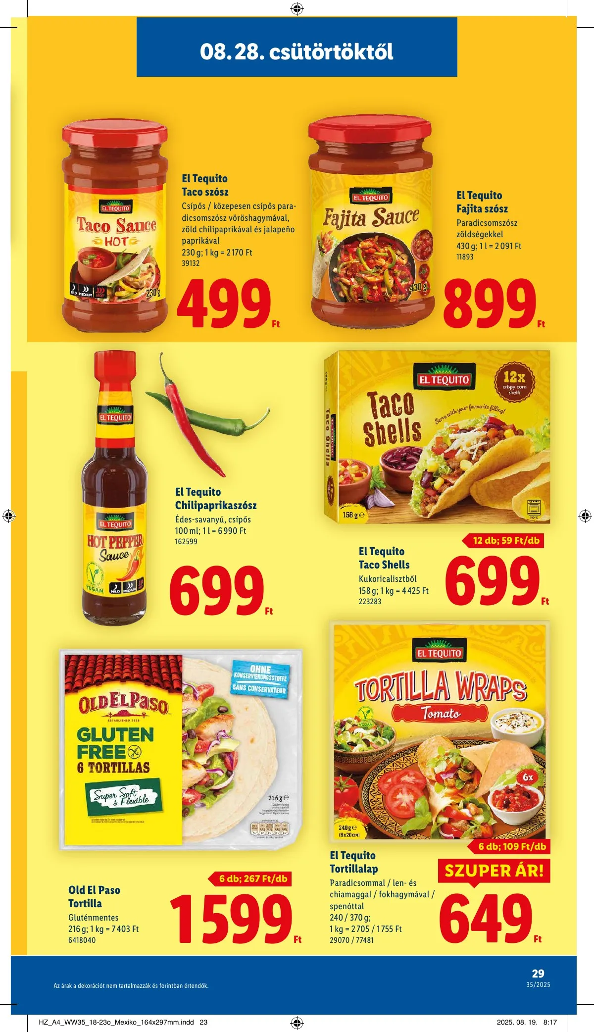 Lidl akciós újság 08.28–09.03 – 29. oldal