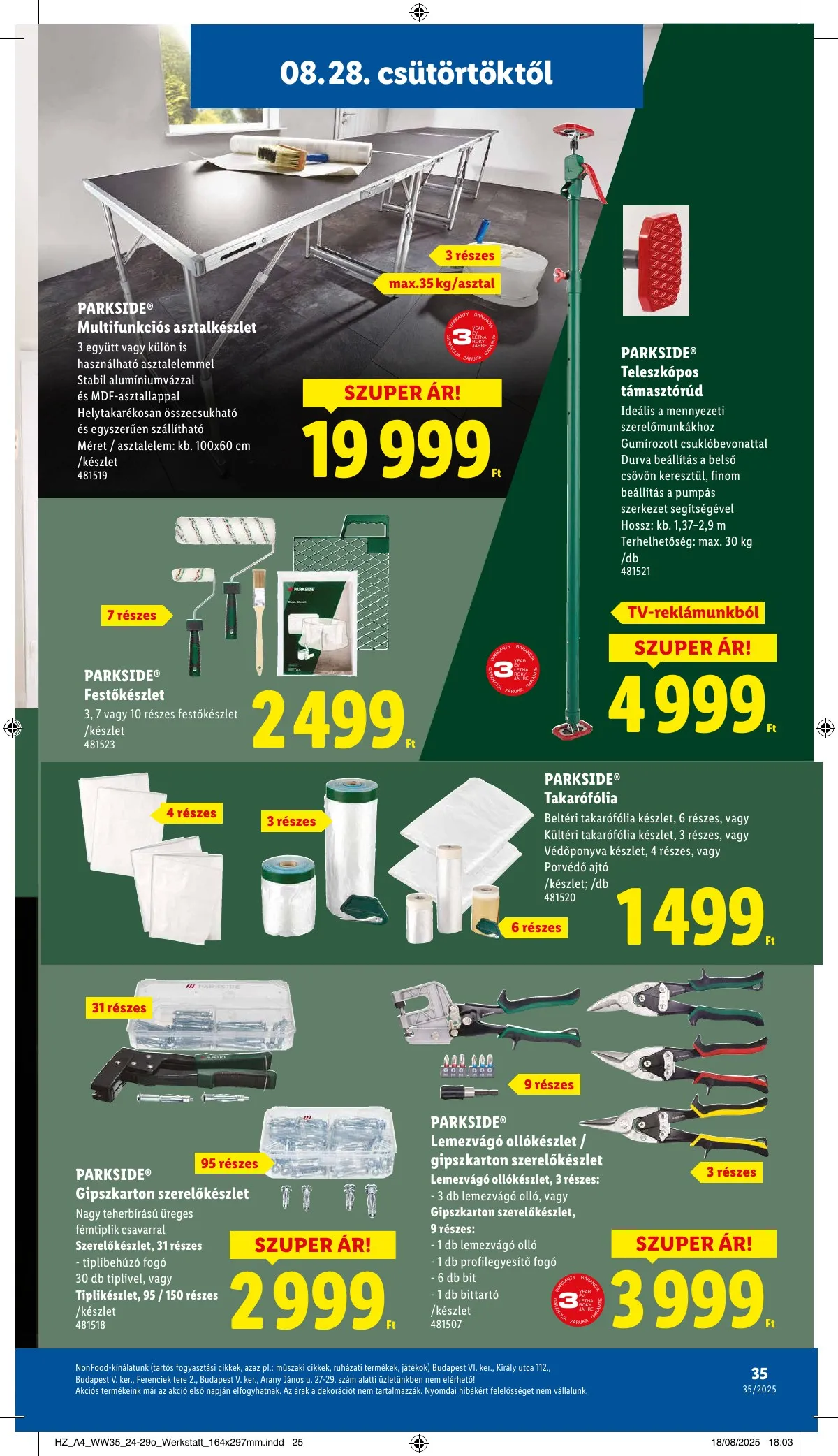 Lidl akciós újság 08.28–09.03 – 35. oldal