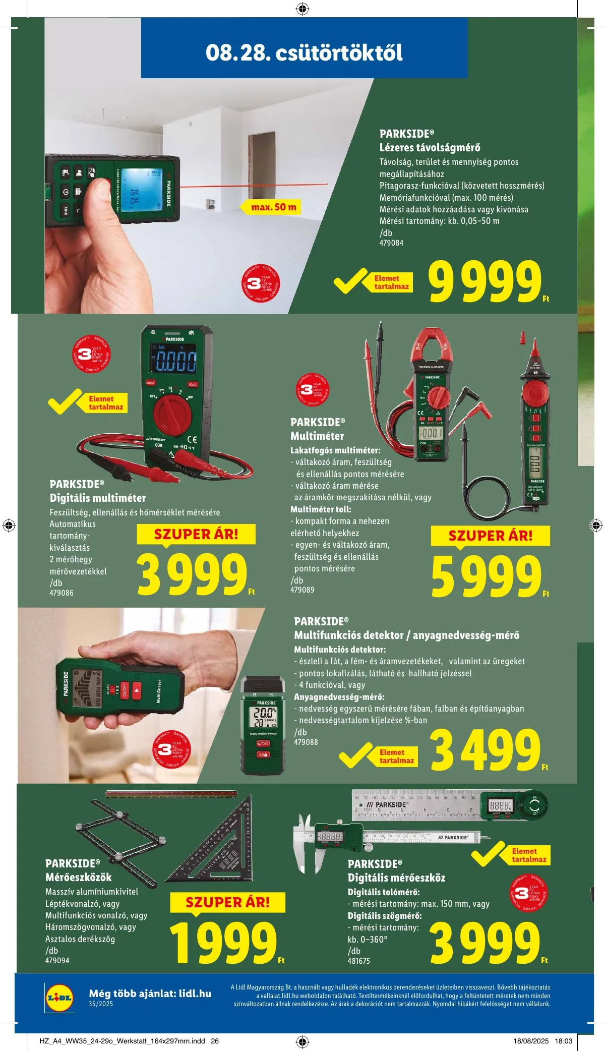 Lidl akciós újság 08.28–09.03 – 36. oldal