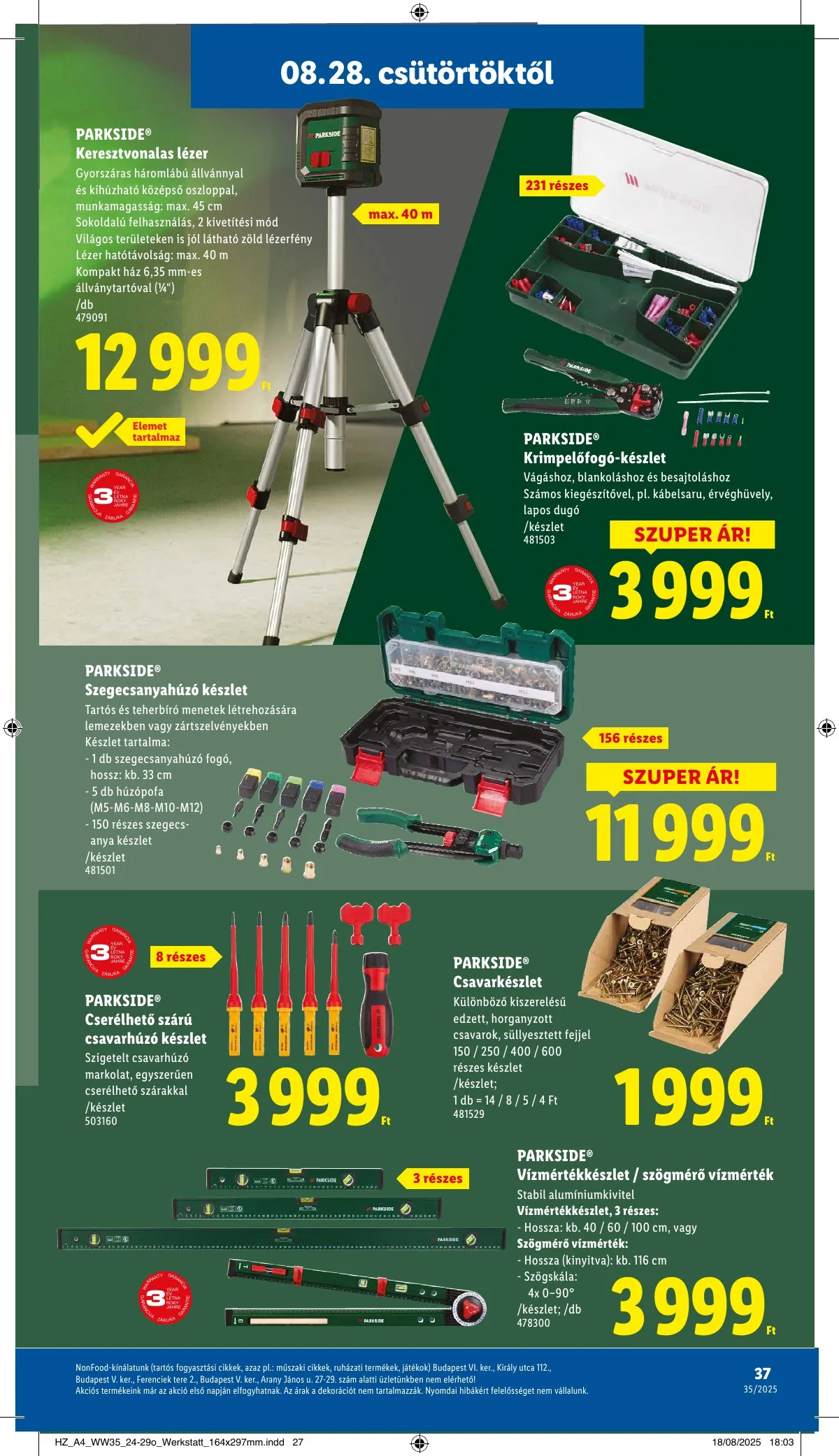 Lidl akciós újság 08.28–09.03 – 37. oldal