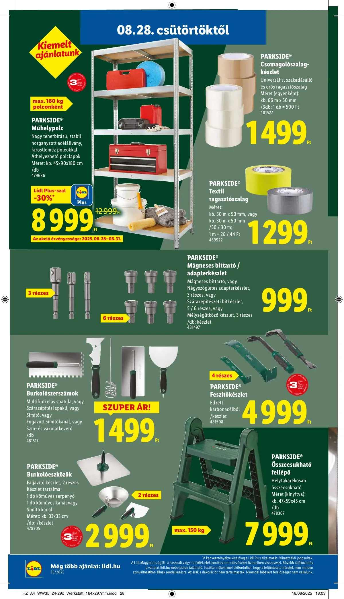 Lidl akciós újság 08.28–09.03 – 38. oldal