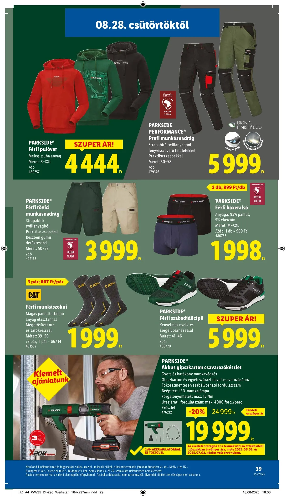 Lidl akciós újság 08.28–09.03 – 39. oldal