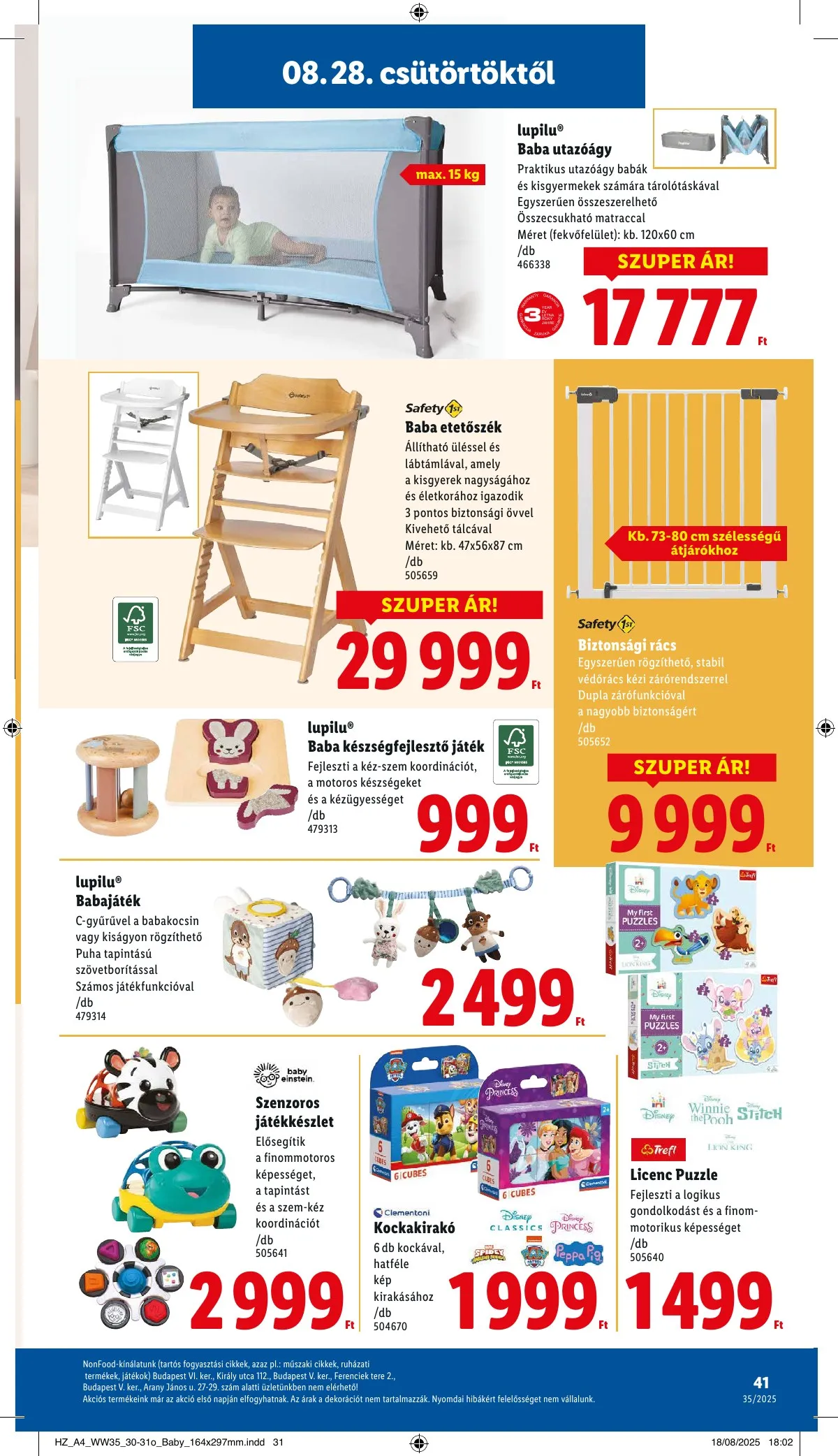 Lidl akciós újság 08.28–09.03 – 41. oldal