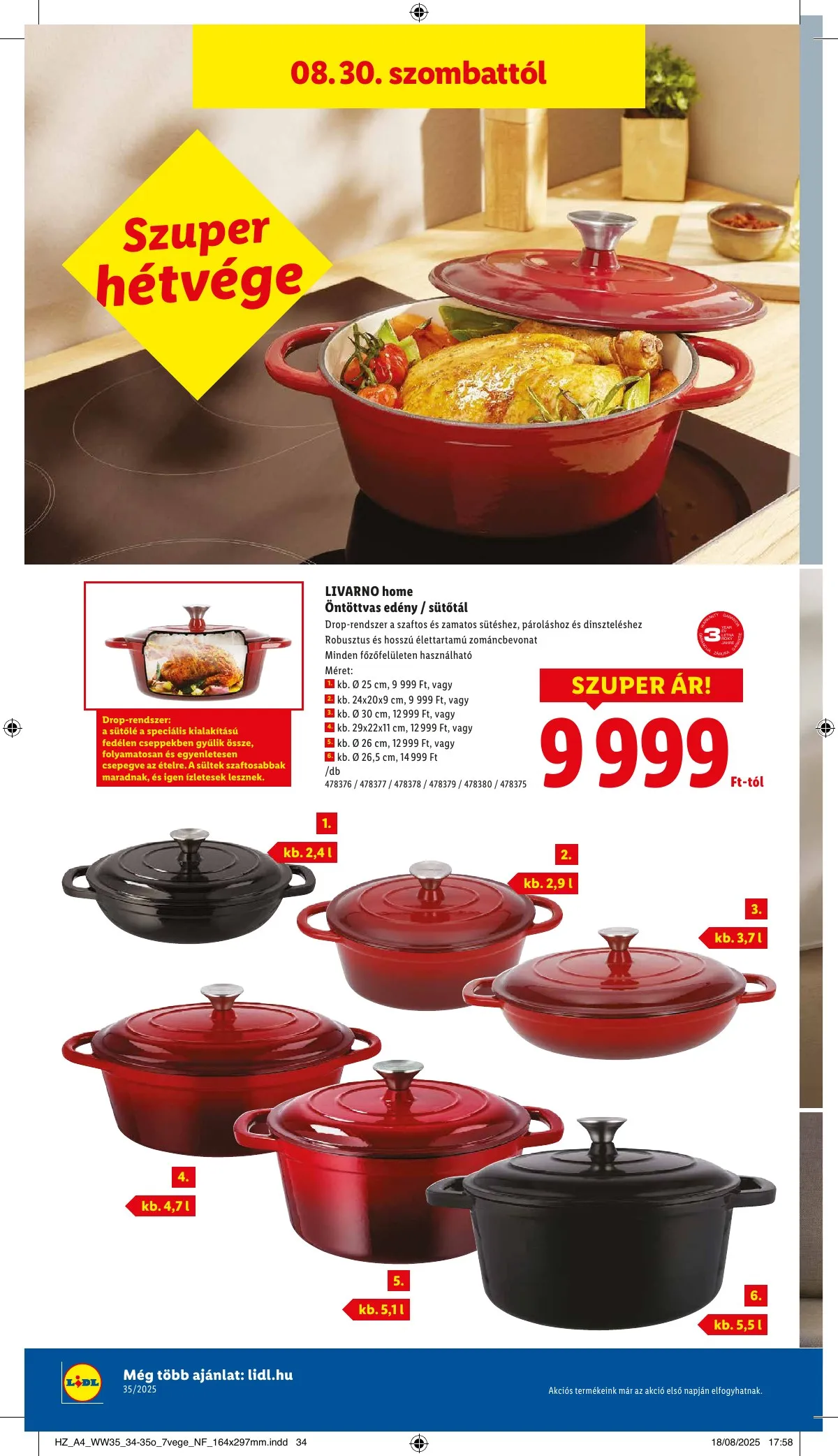 Lidl akciós újság 08.28–09.03 – 48. oldal