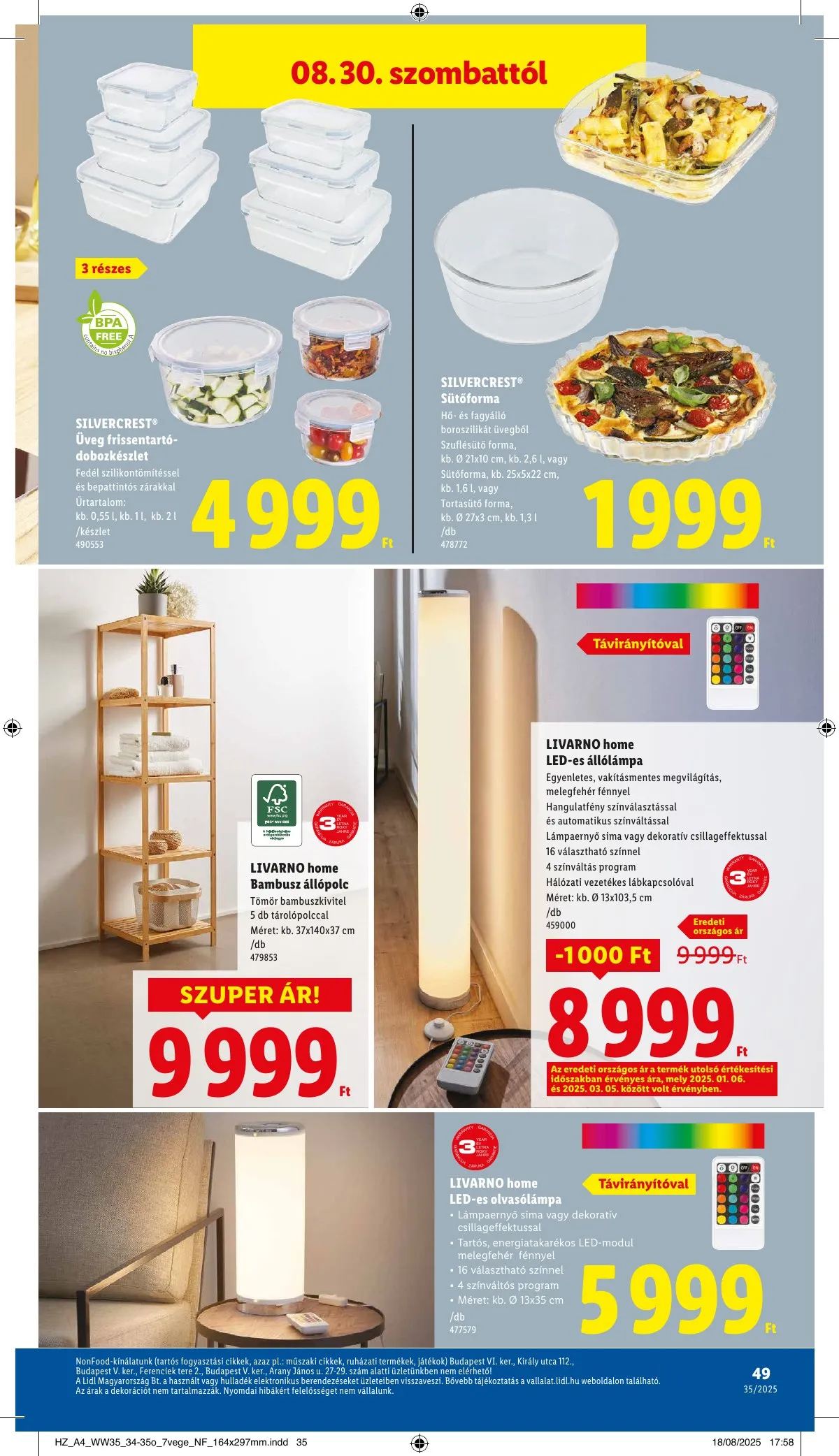 Lidl akciós újság 08.28–09.03 – 49. oldal