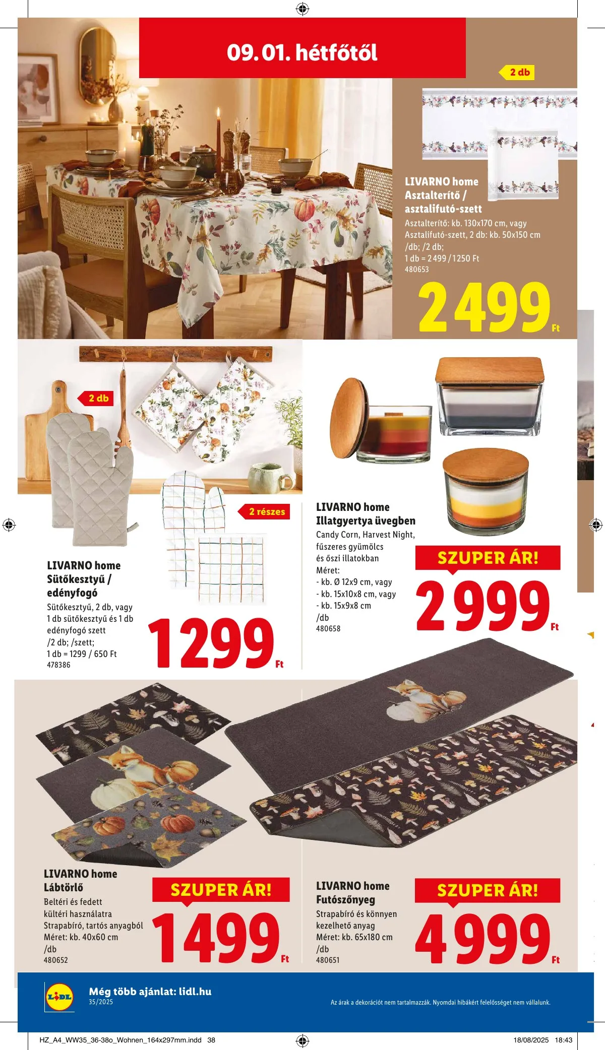 Lidl akciós újság 08.28–09.03 – 52. oldal