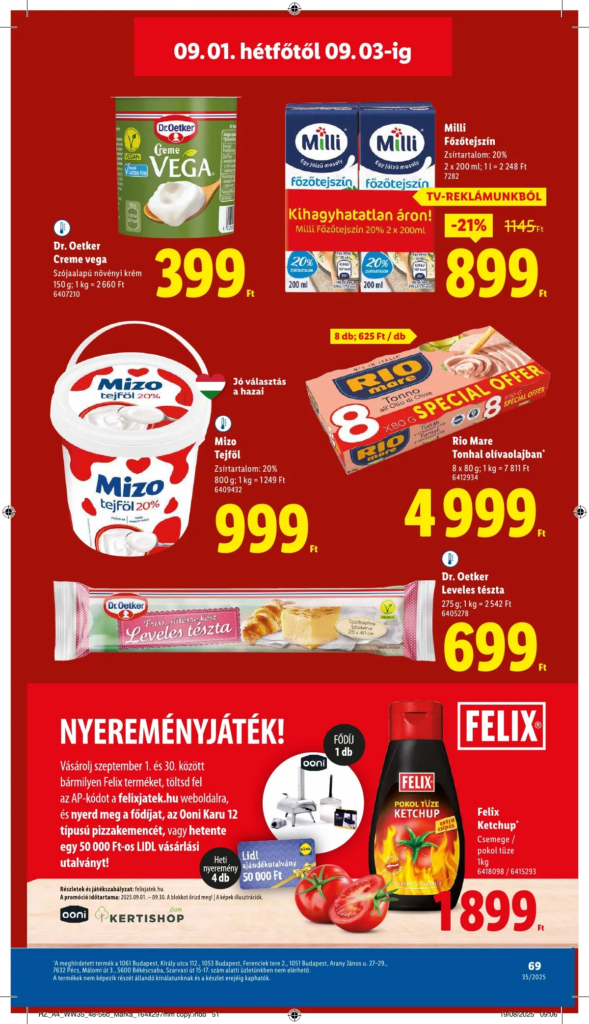 Lidl akciós újság 08.28–09.03 – 69. oldal