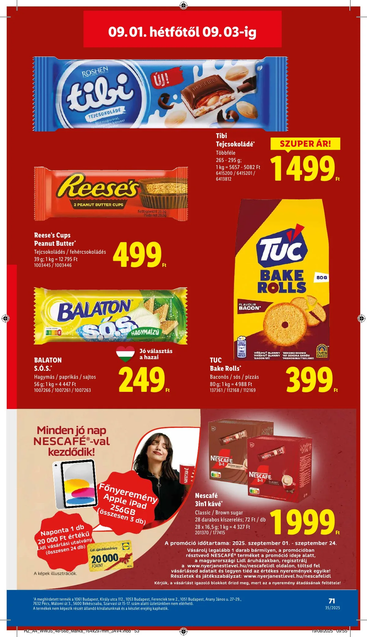 Lidl akciós újság 08.28–09.03 – 71. oldal