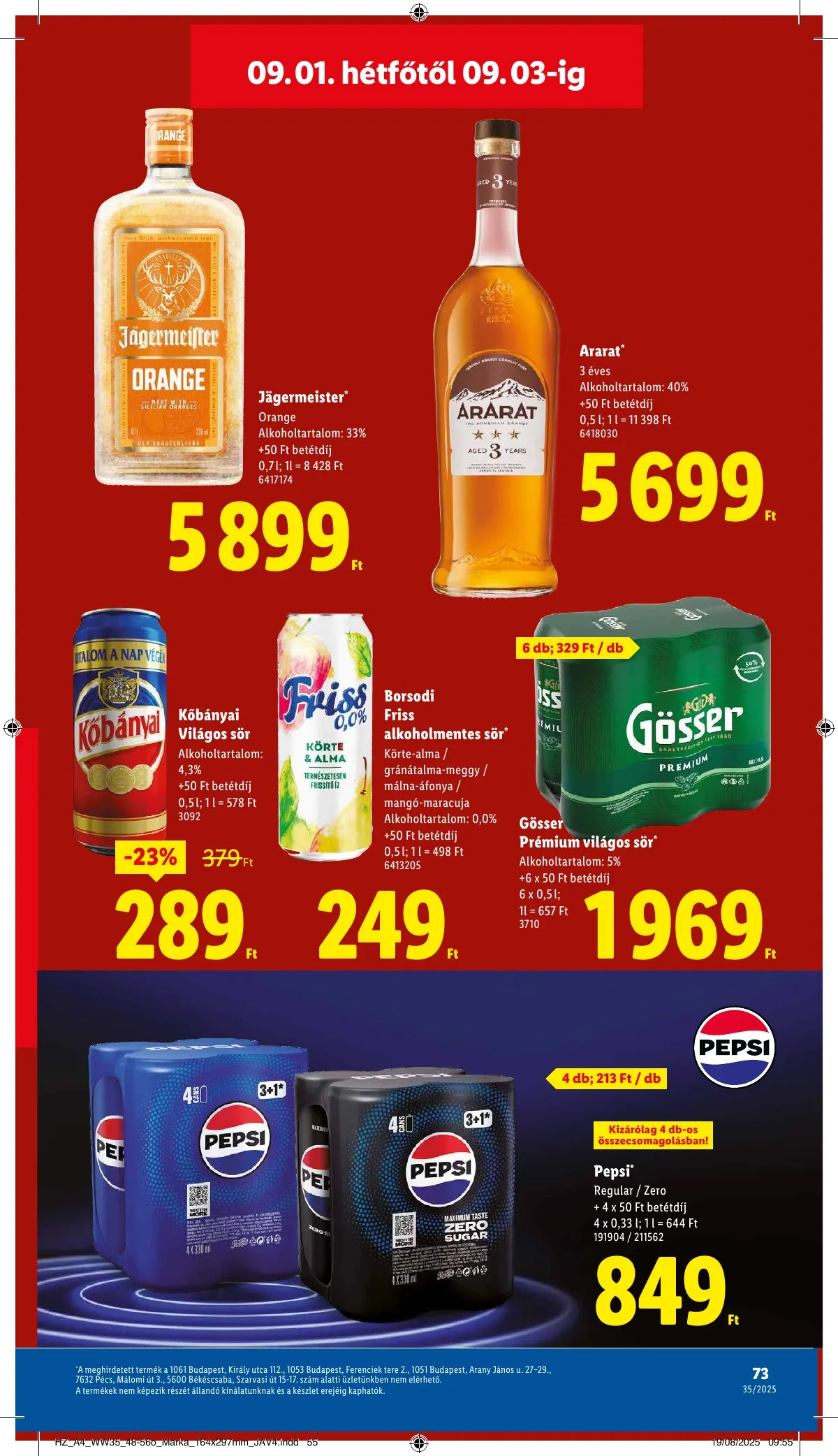 Lidl akciós újság 08.28–09.03 – 73. oldal