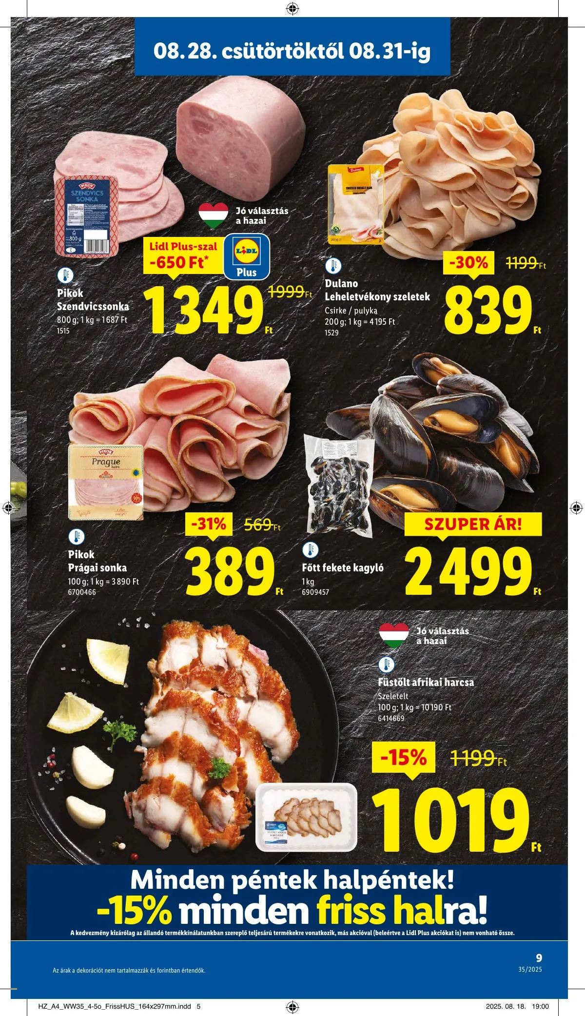 Lidl akciós újság 08.28–09.03 – 9. oldal