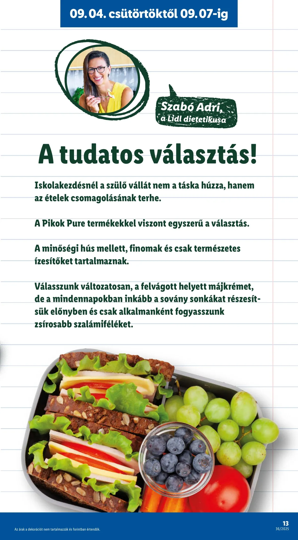 Lidl akciós újság 09.04–09.10 – 13. oldal