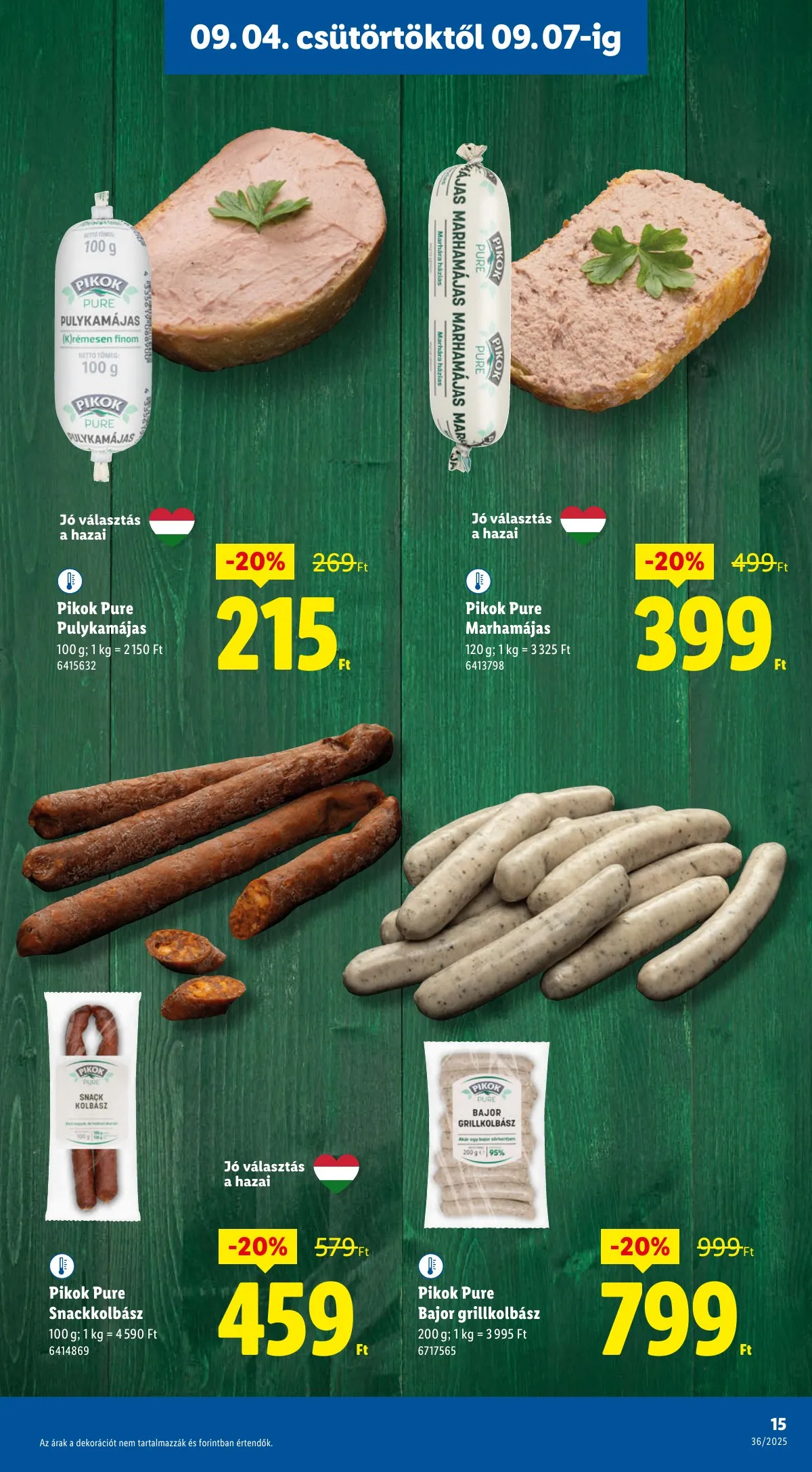 Lidl akciós újság 09.04–09.10 – 15. oldal