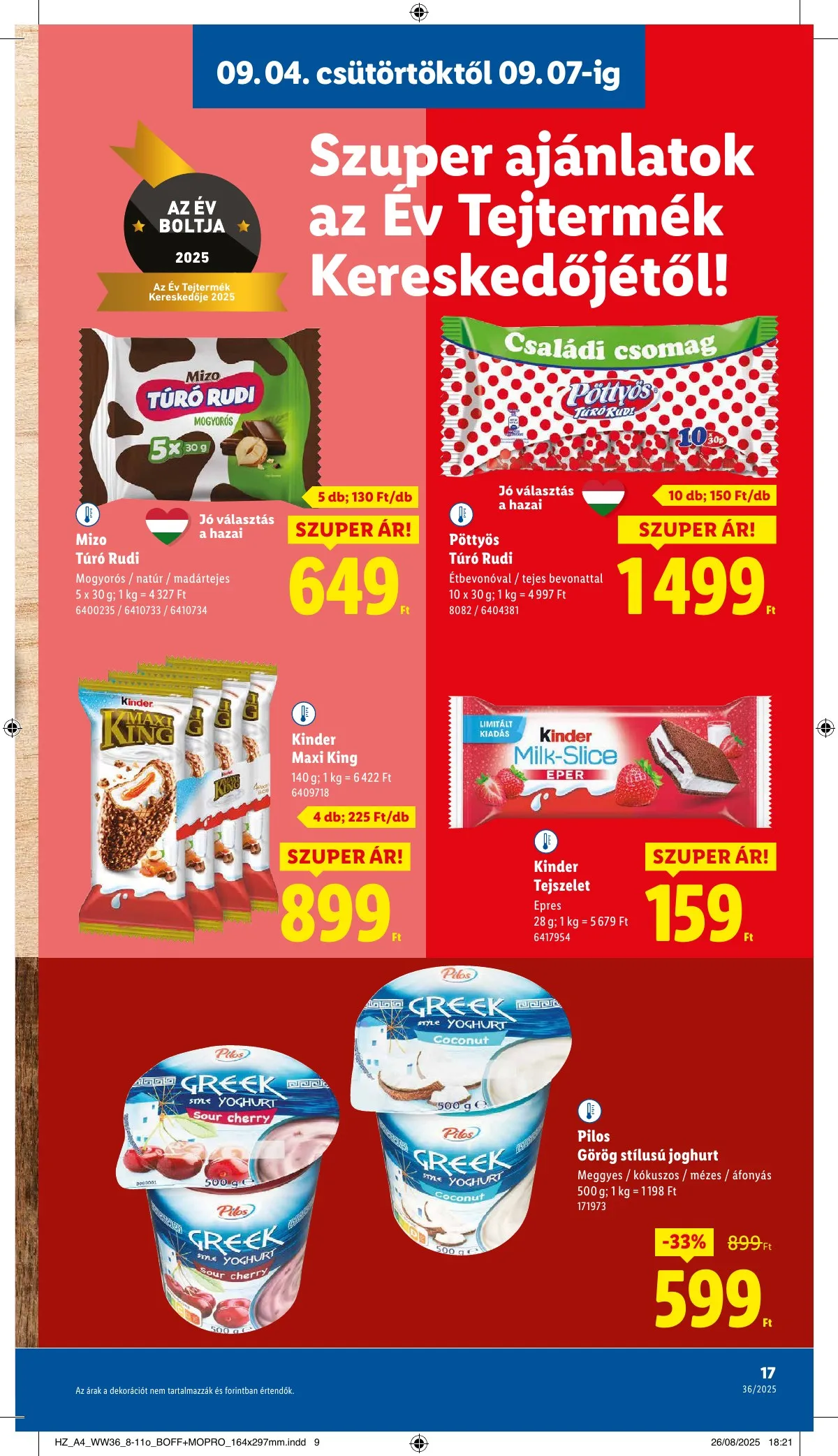 Lidl akciós újság 09.04–09.10 – 17. oldal
