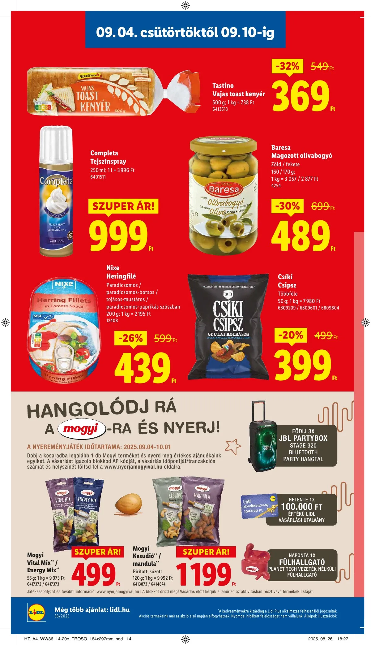 Lidl akciós újság 09.04–09.10 – 22. oldal