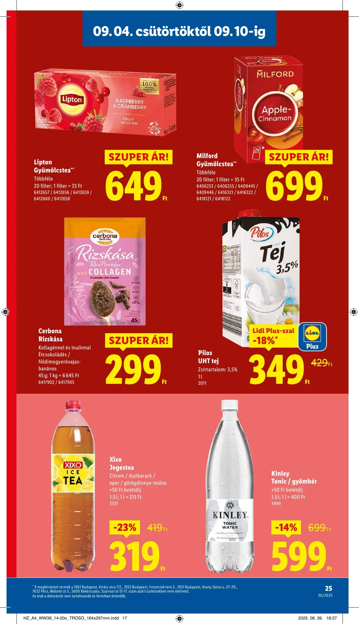 Lidl akciós újság 09.04–09.10 – 25. oldal