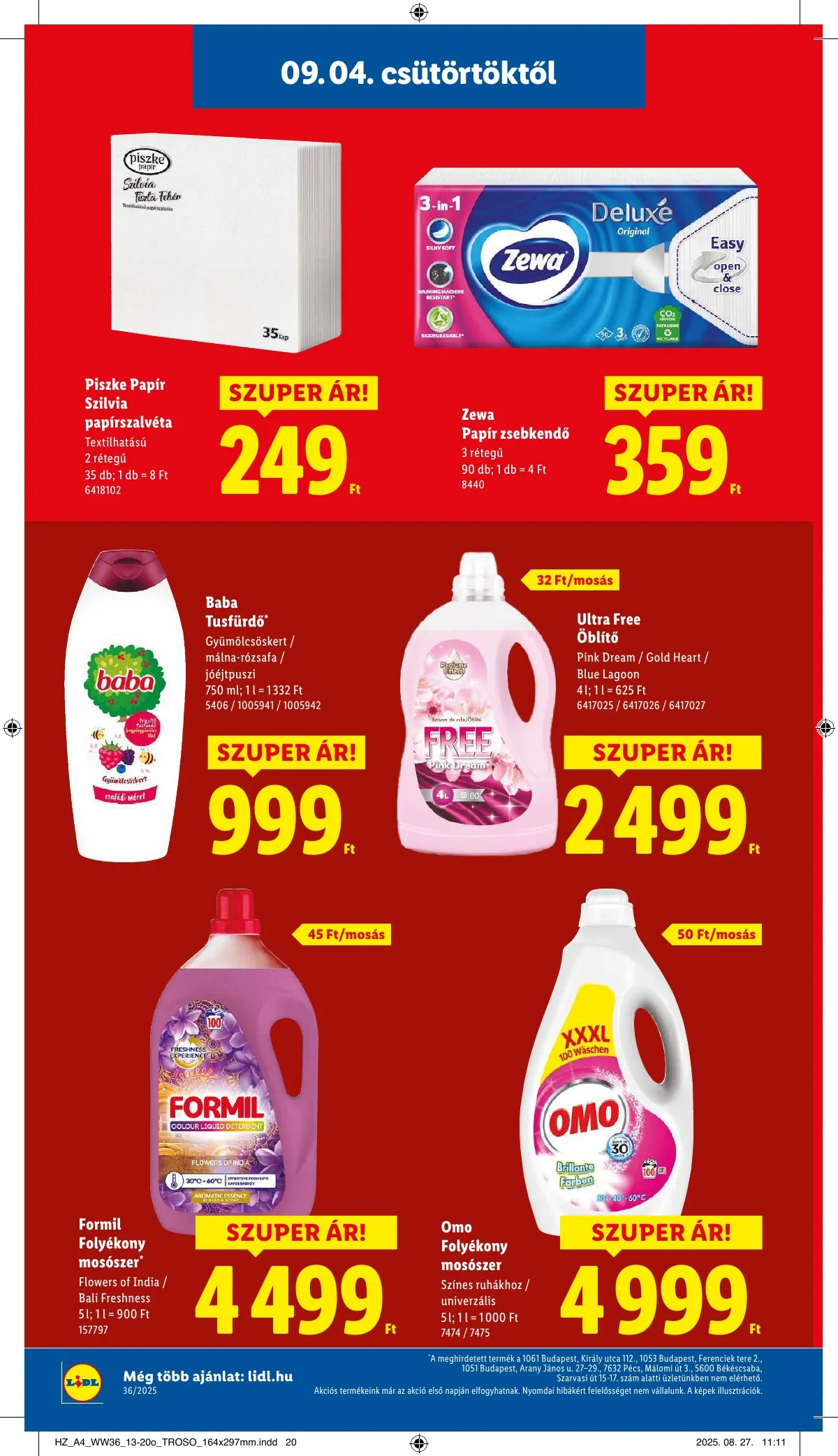Lidl akciós újság 09.04–09.10 – 28. oldal