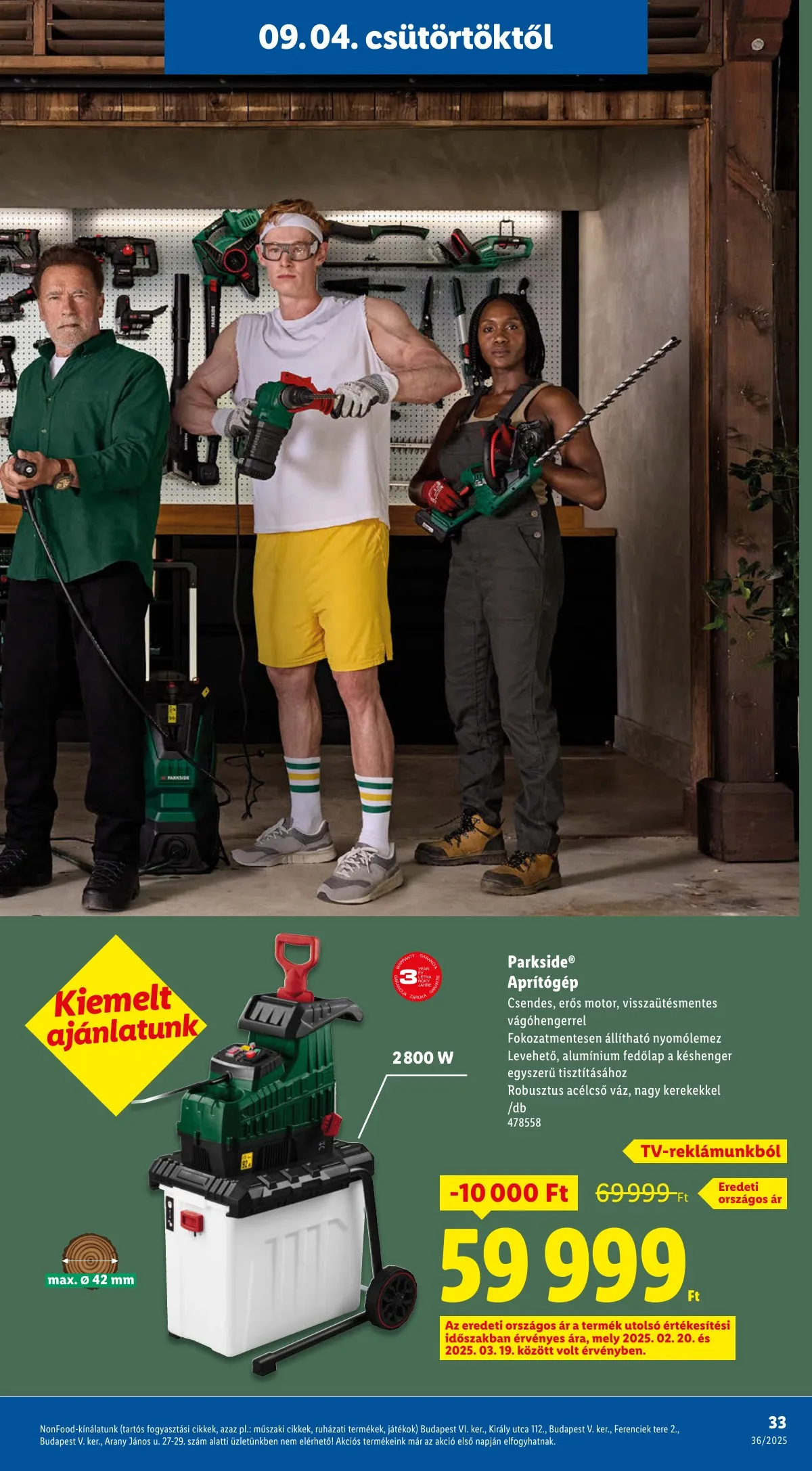Lidl akciós újság 09.04–09.10 – 33. oldal