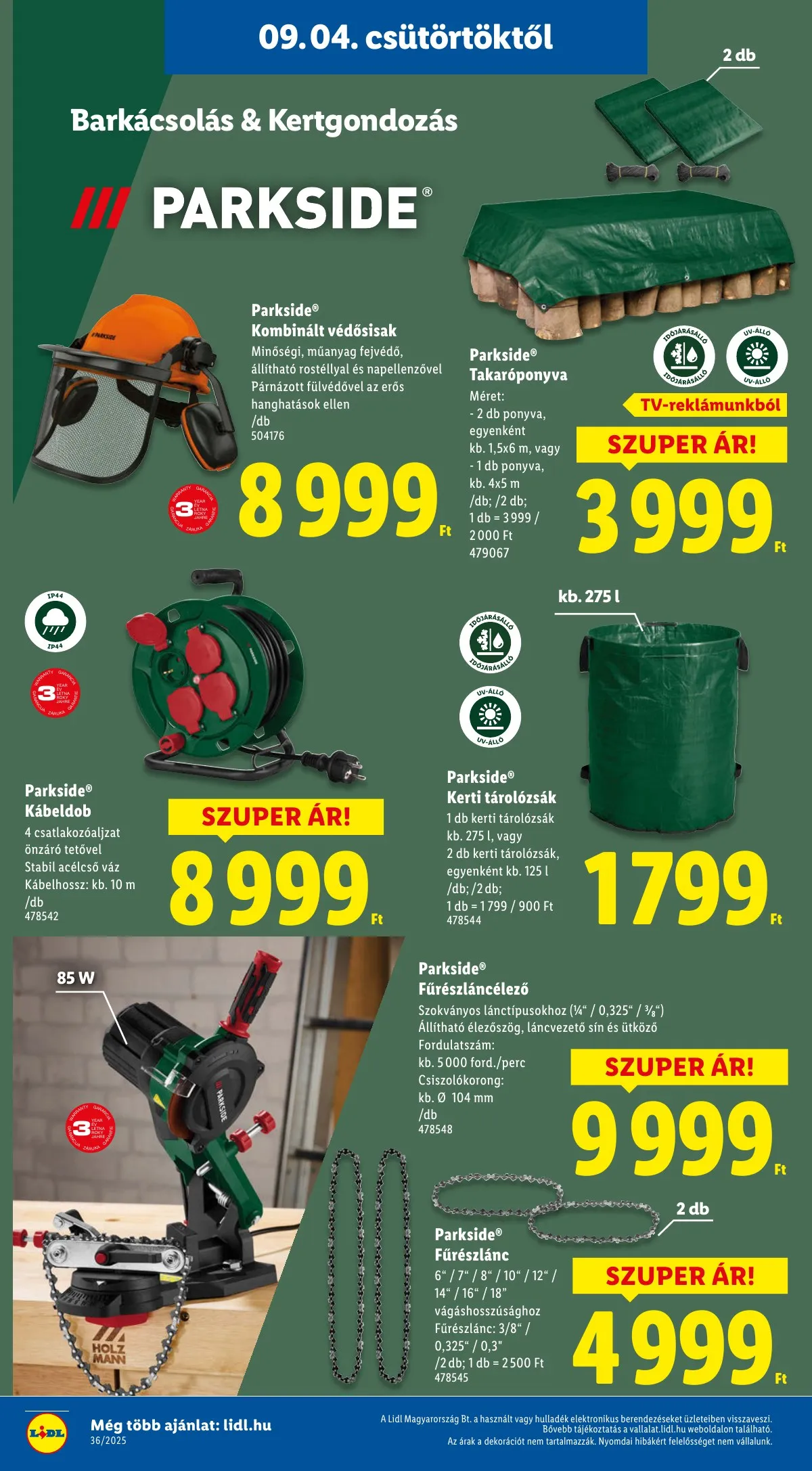 Lidl akciós újság 09.04–09.10 – 34. oldal