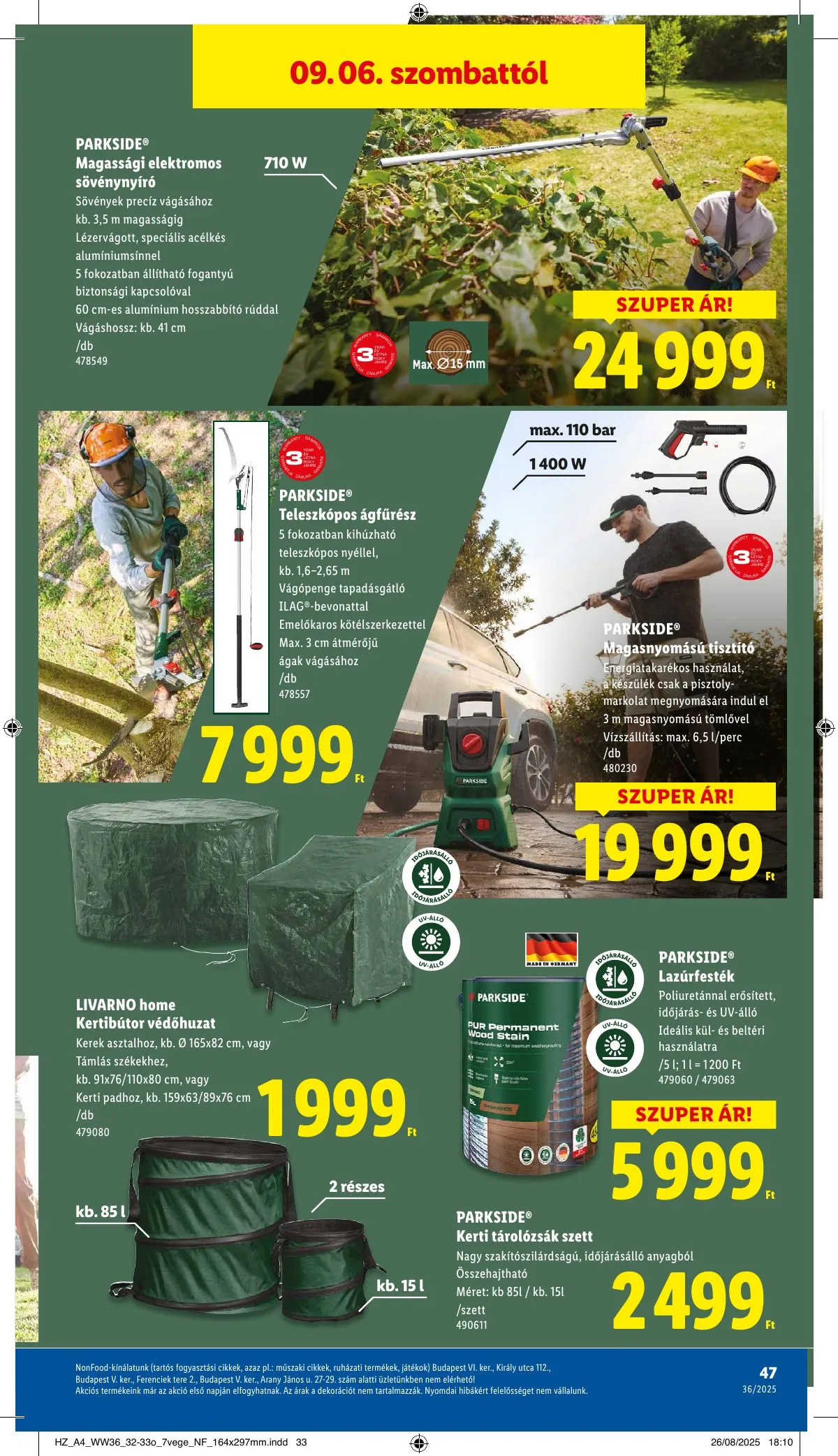 Lidl akciós újság 09.04–09.10 – 47. oldal
