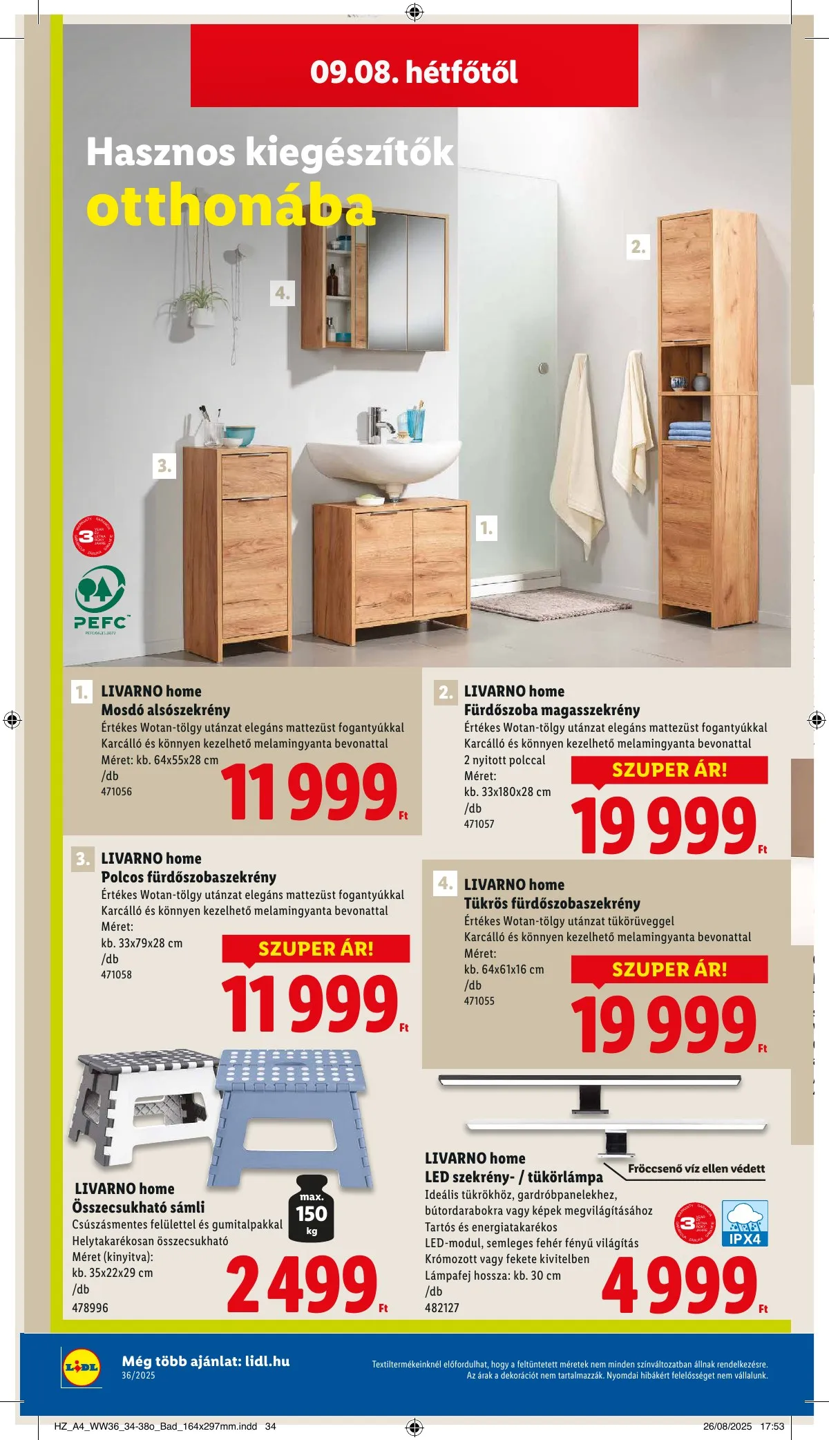 Lidl akciós újság 09.04–09.10 – 48. oldal