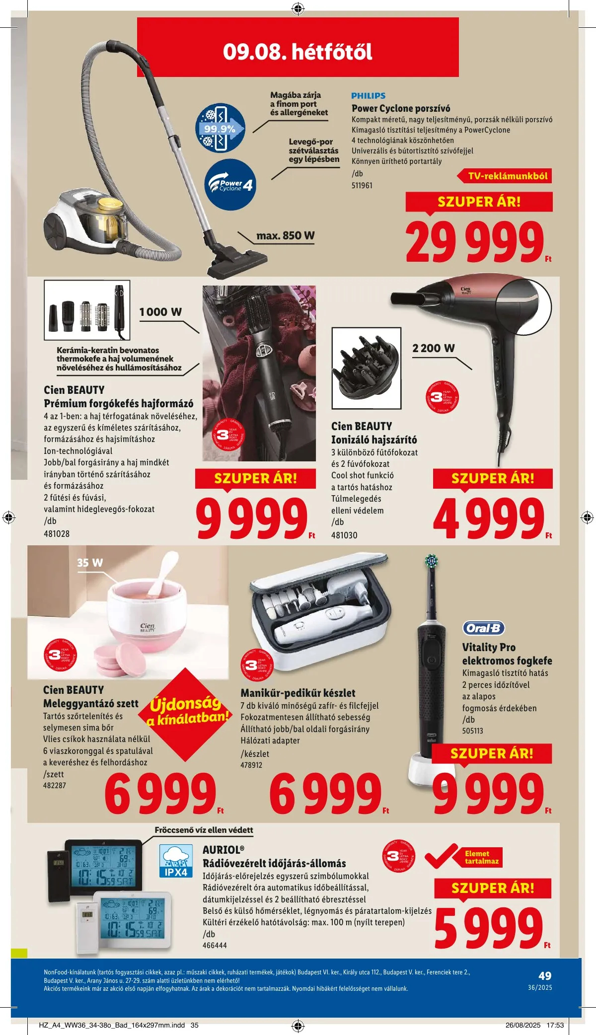 Lidl akciós újság 09.04–09.10 – 49. oldal