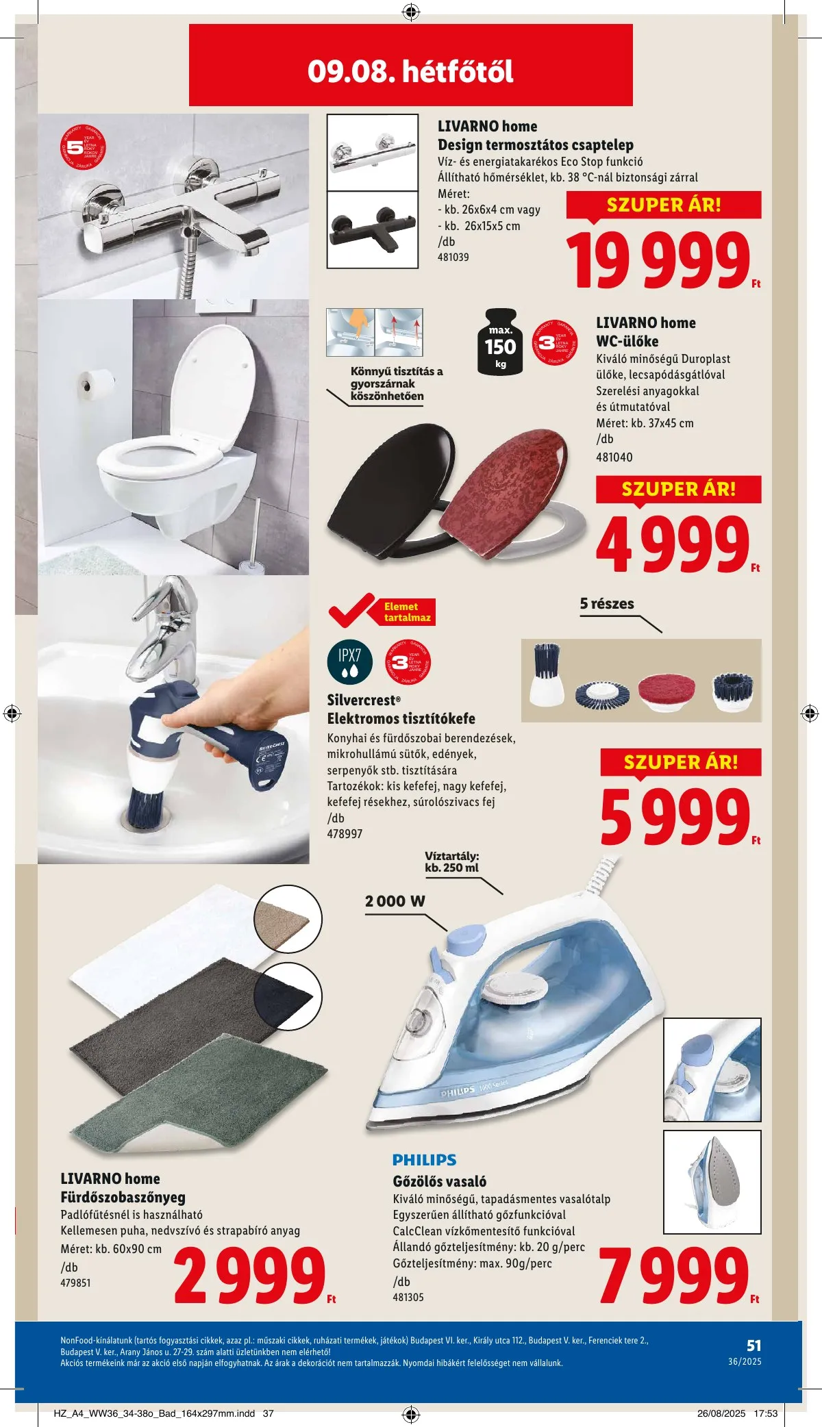 Lidl akciós újság 09.04–09.10 – 51. oldal