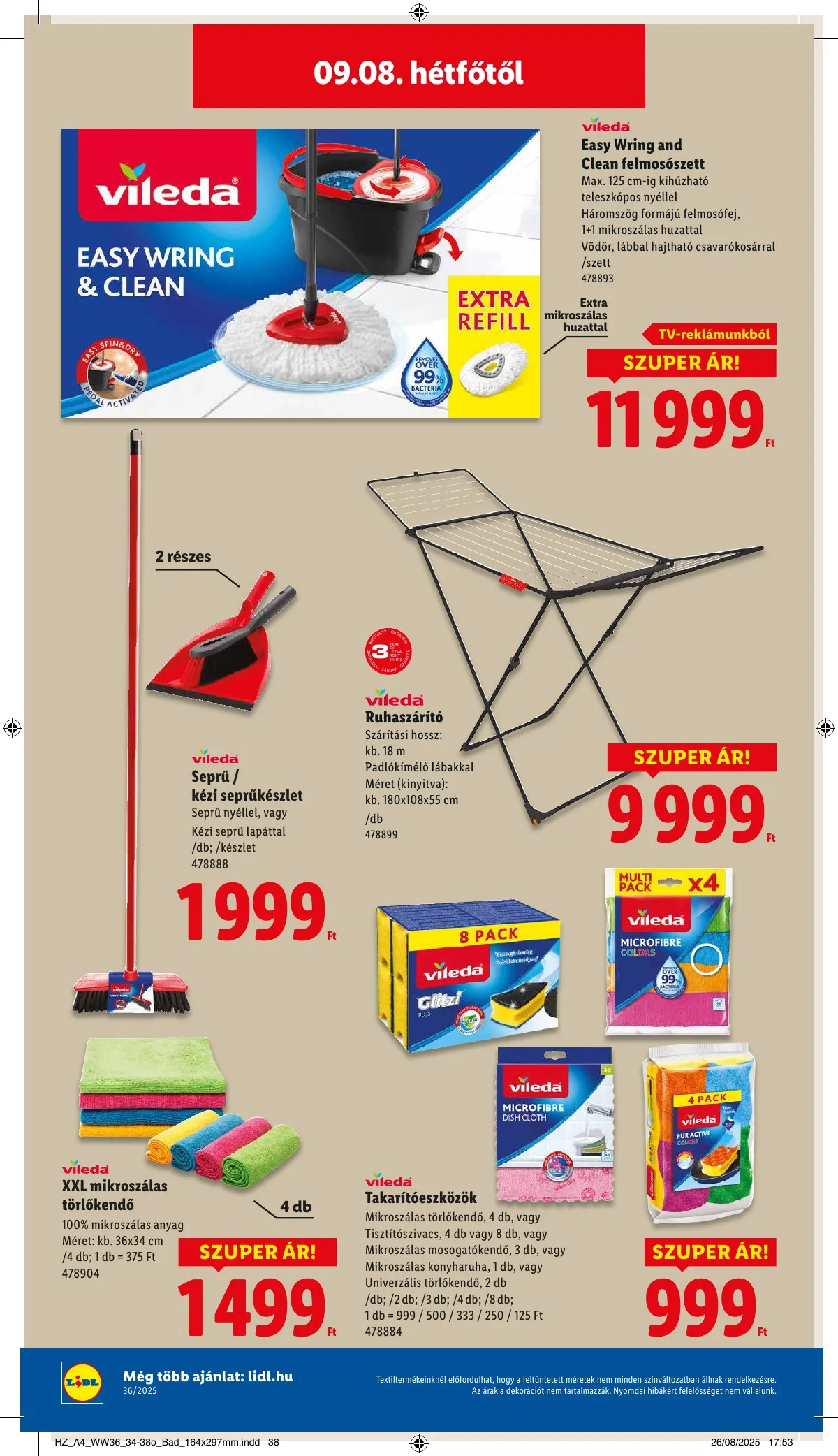 Lidl akciós újság 09.04–09.10 – 52. oldal