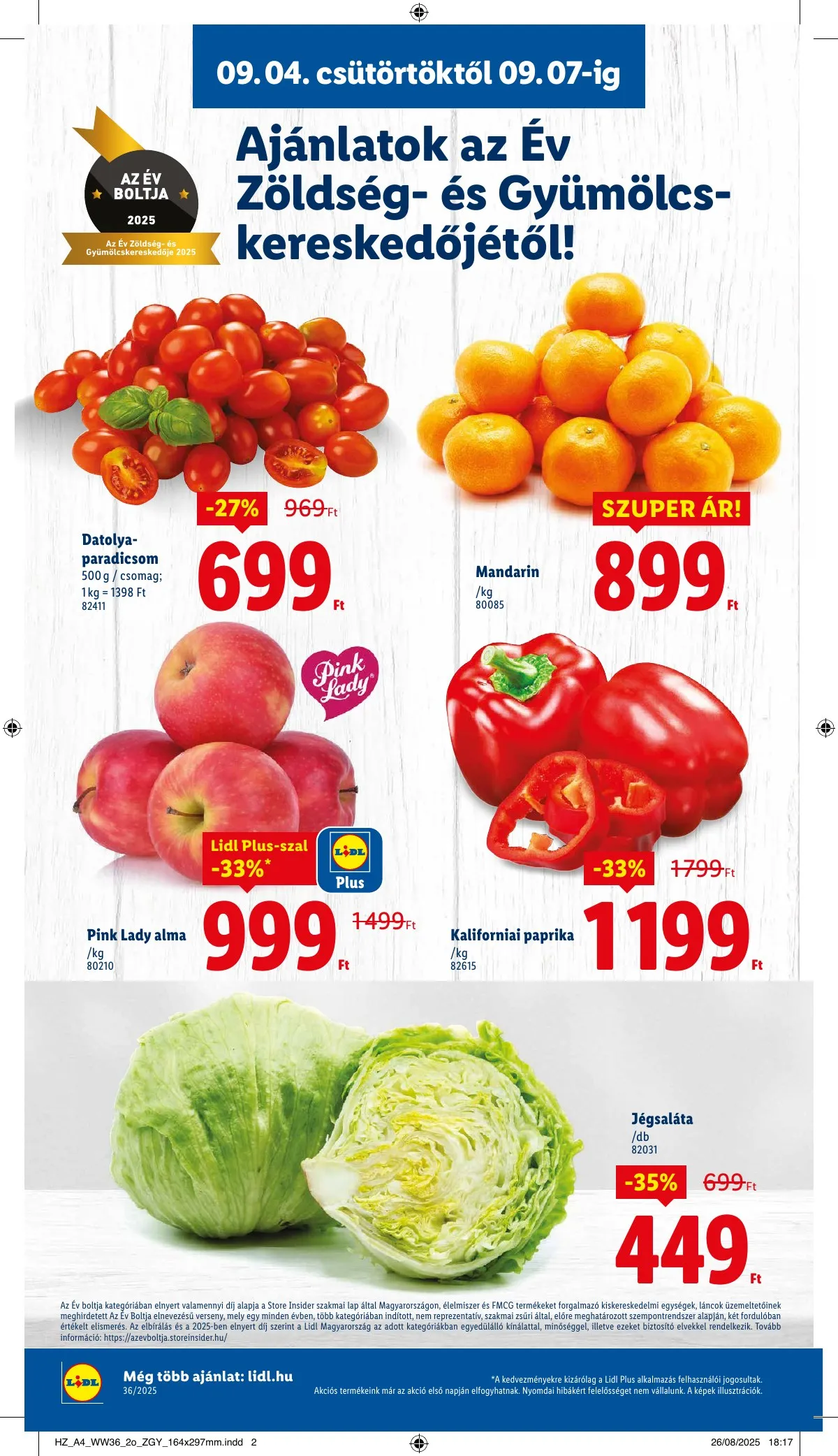 Lidl akciós újság 09.04–09.10 – 6. oldal
