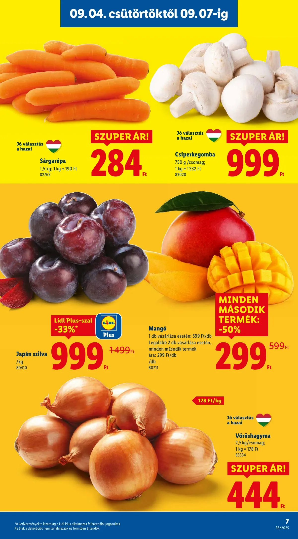 Lidl akciós újság 09.04–09.10 – 7. oldal