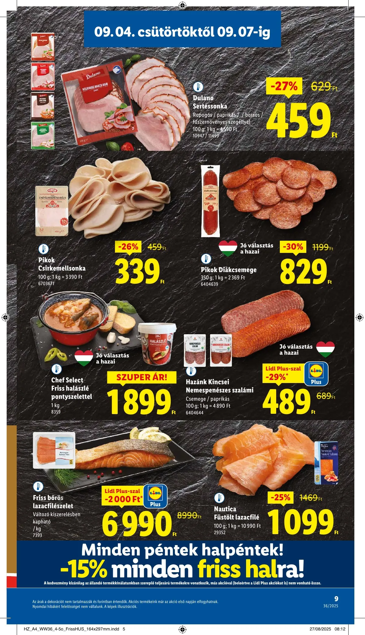 Lidl akciós újság 09.04–09.10 – 9. oldal