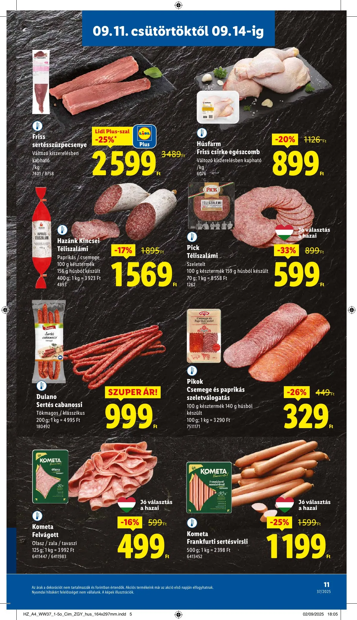 Lidl akciós újság 09.11–09.17 – 11. oldal
