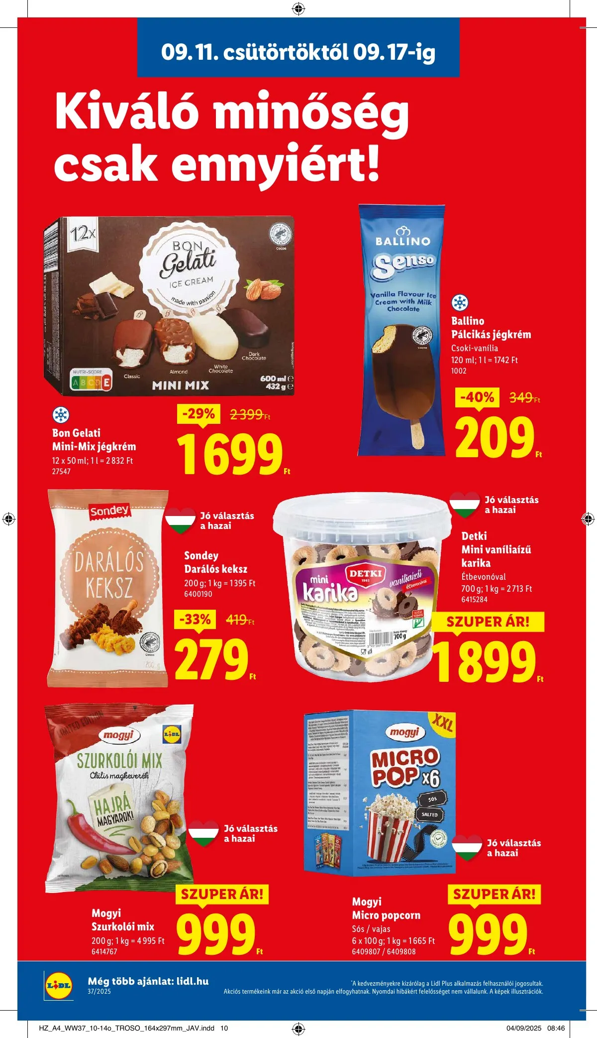 Lidl akciós újság 09.11–09.17 – 16. oldal