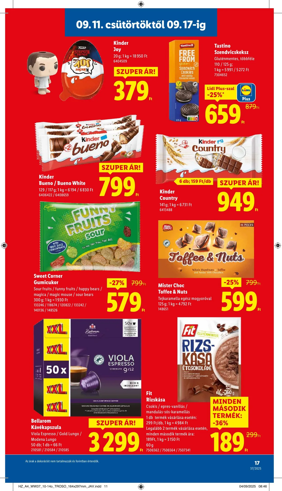 Lidl akciós újság 09.11–09.17 – 17. oldal