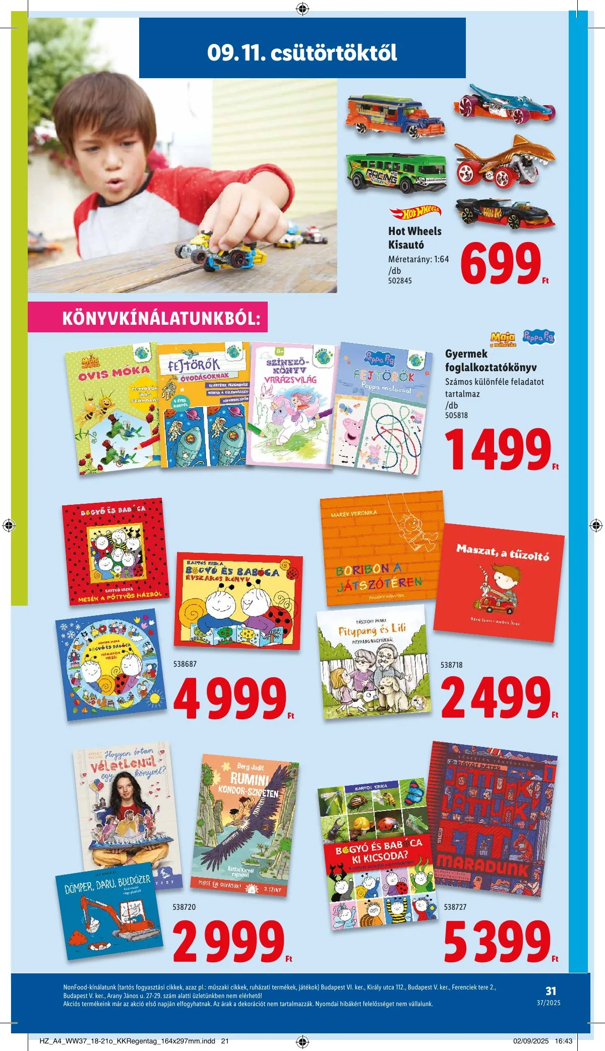 Lidl akciós újság 09.11–09.17 – 31. oldal