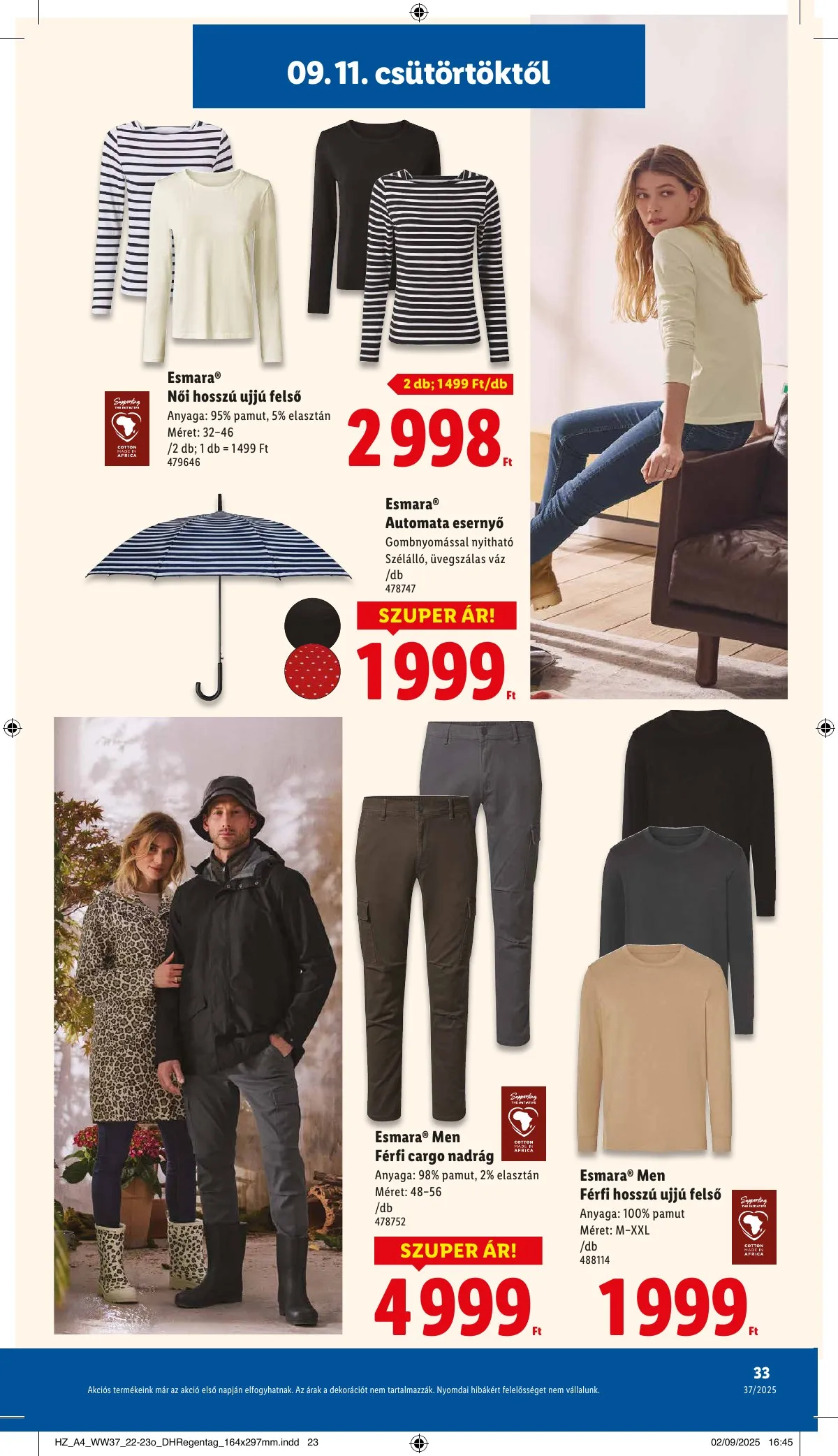 Lidl akciós újság 09.11–09.17 – 33. oldal