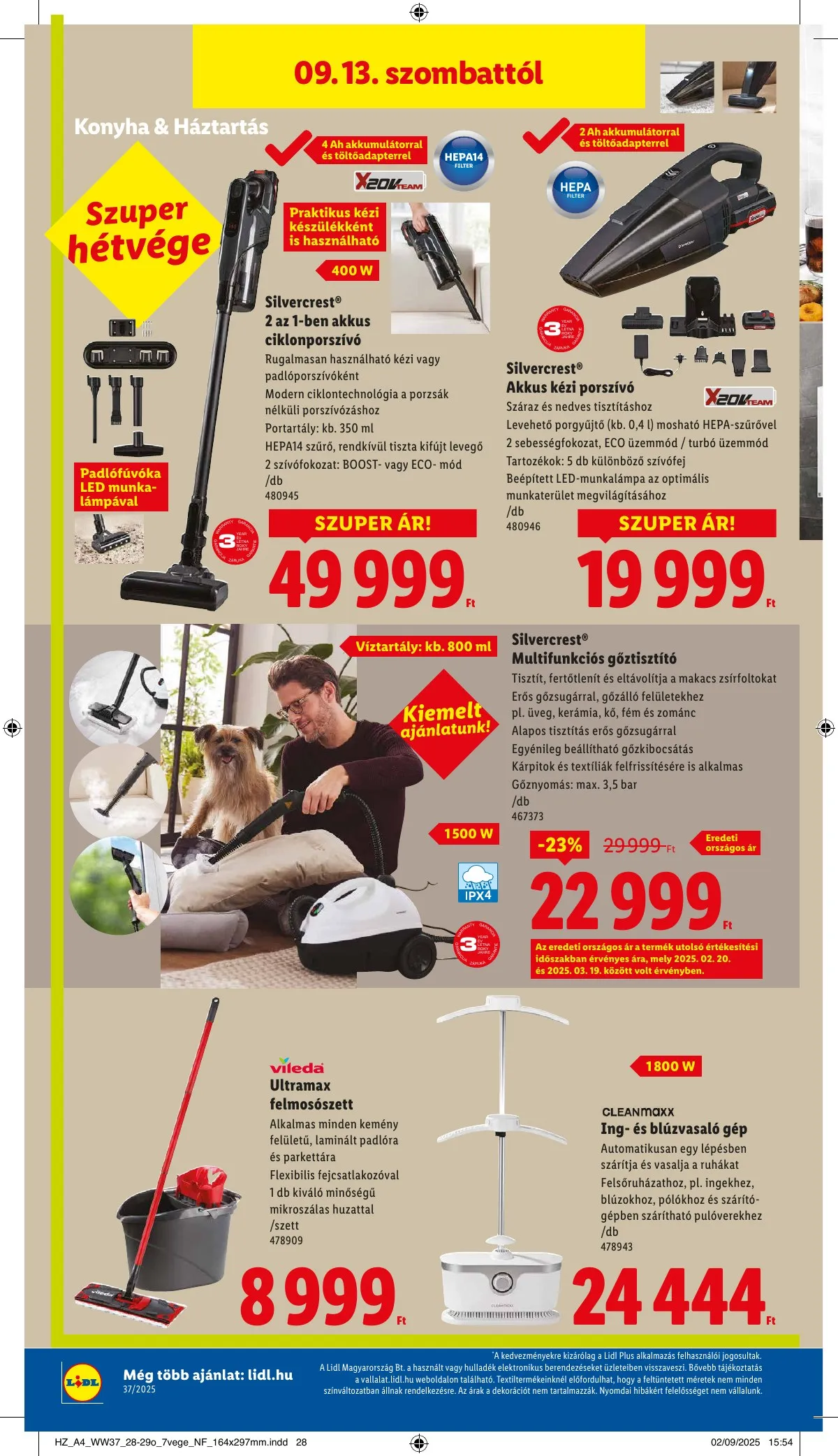 Lidl akciós újság 09.11–09.17 – 42. oldal