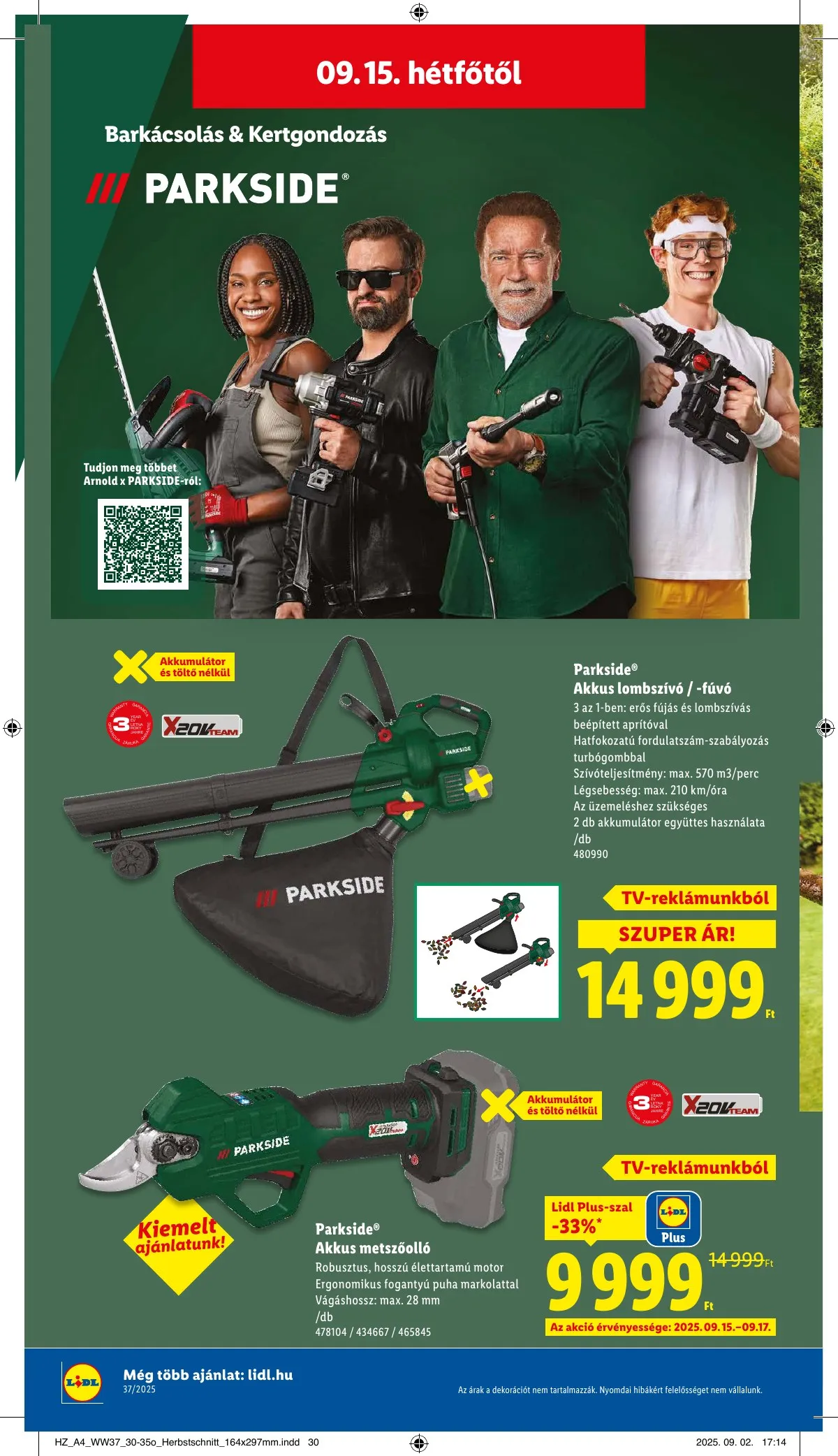 Lidl akciós újság 09.11–09.17 – 44. oldal