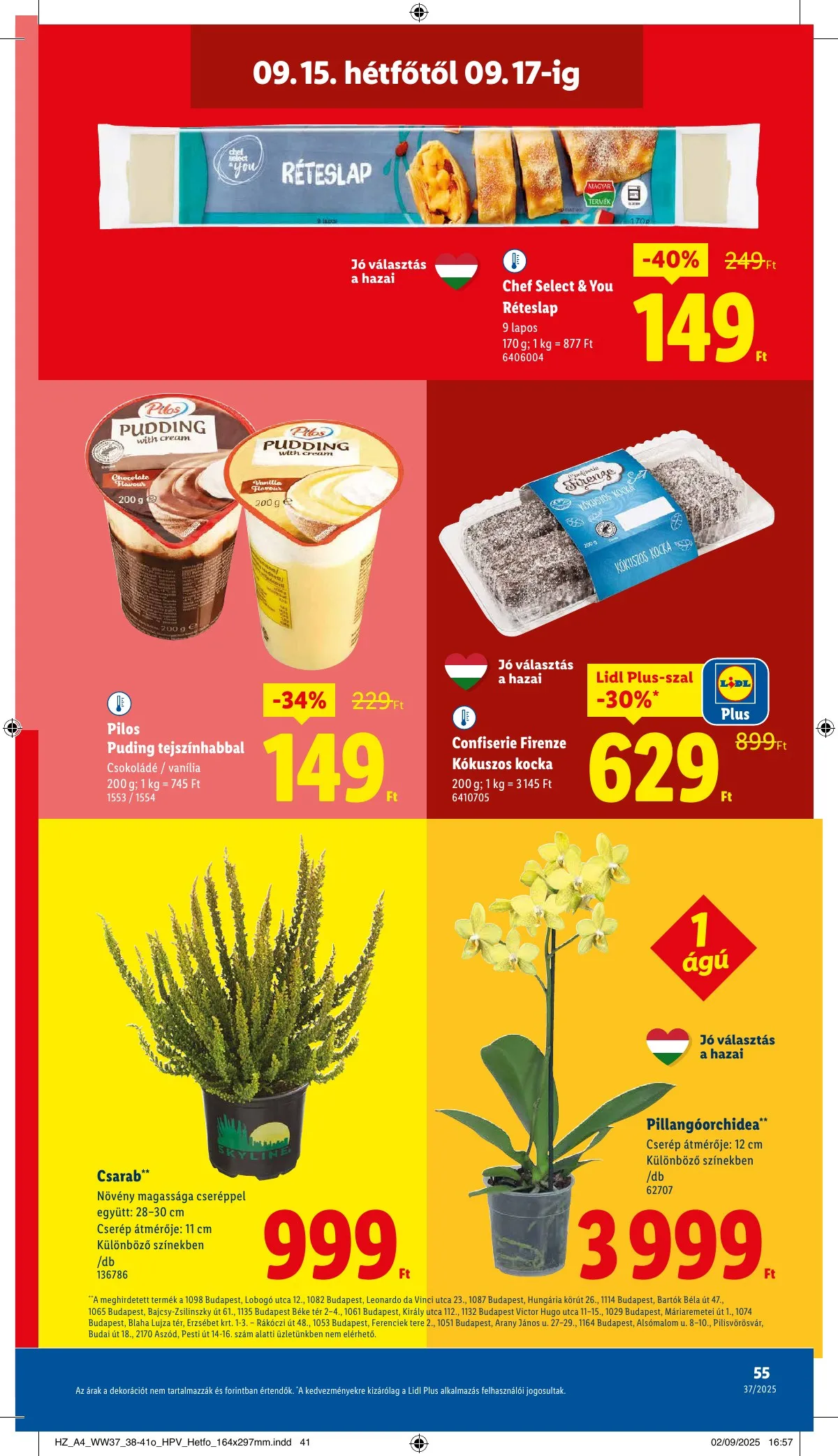 Lidl akciós újság 09.11–09.17 – 55. oldal