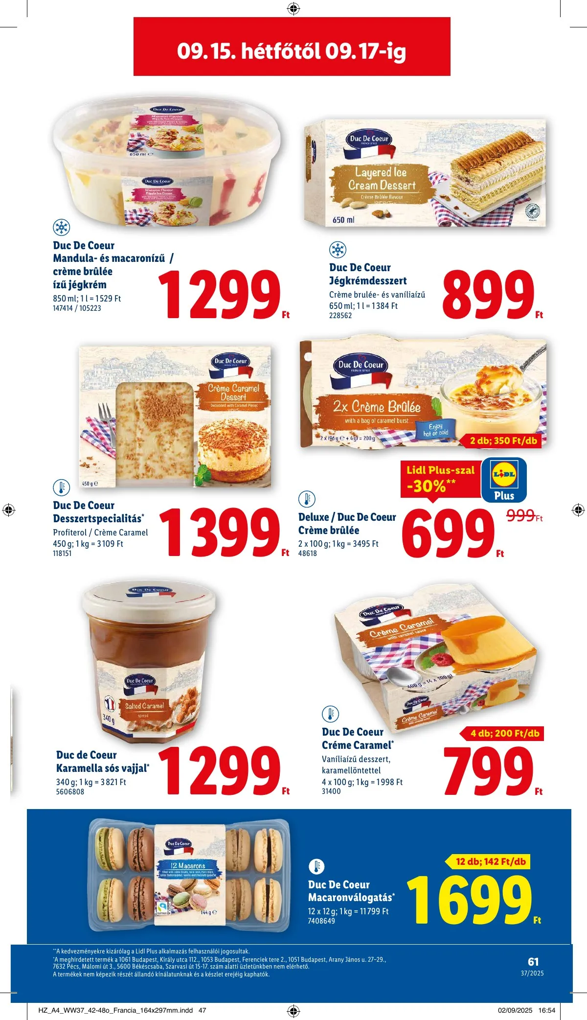 Lidl akciós újság 09.11–09.17 – 61. oldal