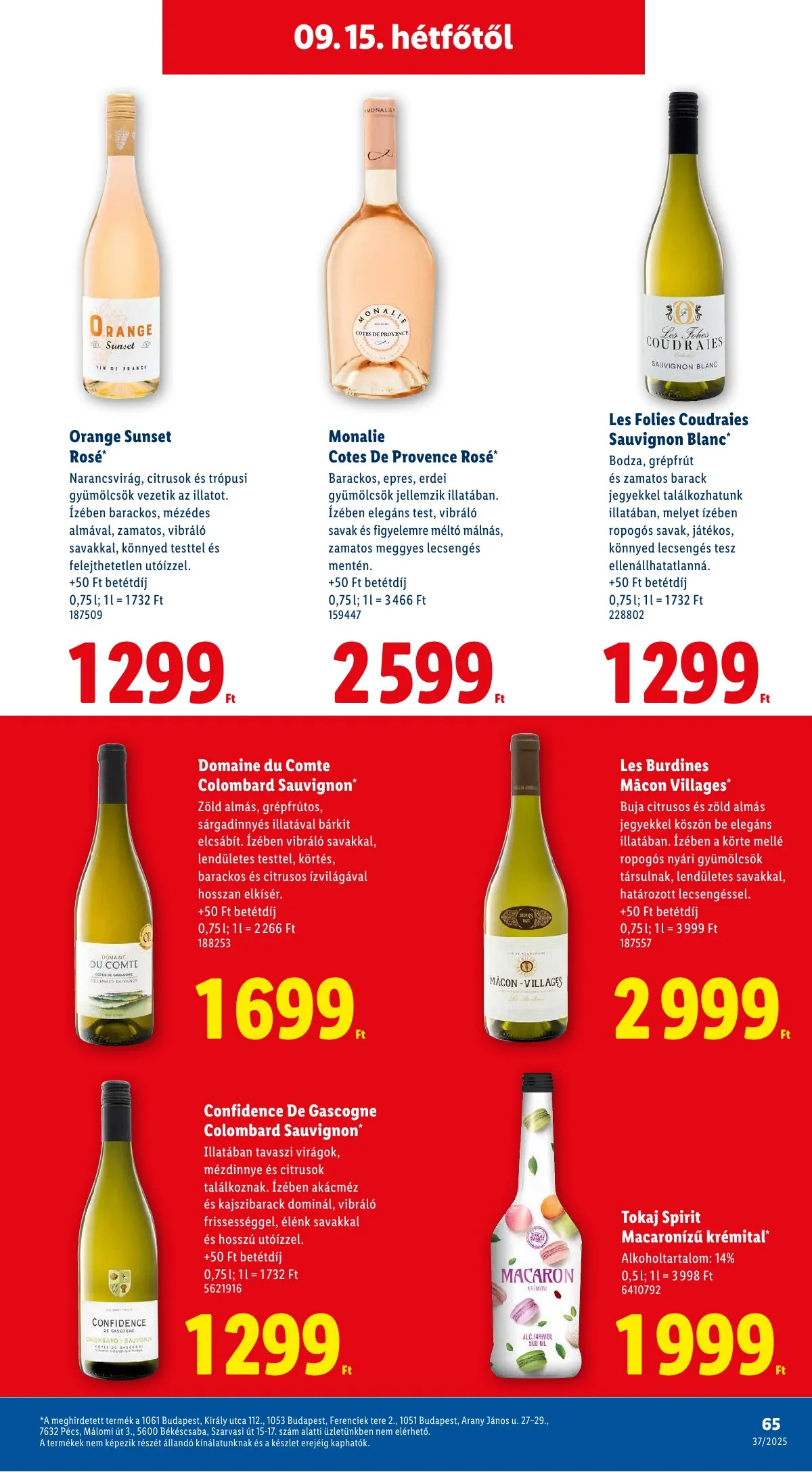 Lidl akciós újság 09.11–09.17 – 65. oldal