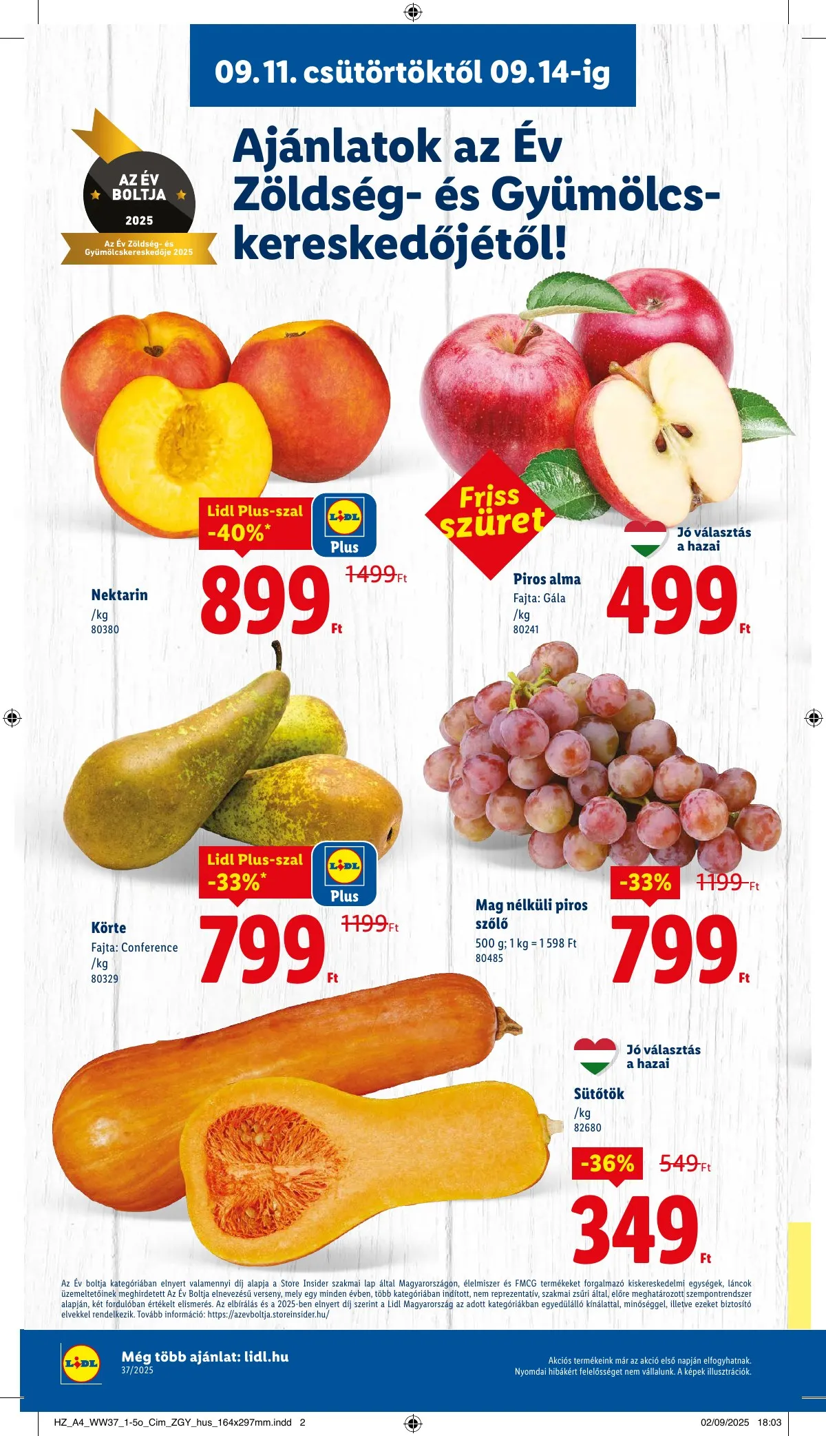 Lidl akciós újság 09.11–09.17 – 8. oldal