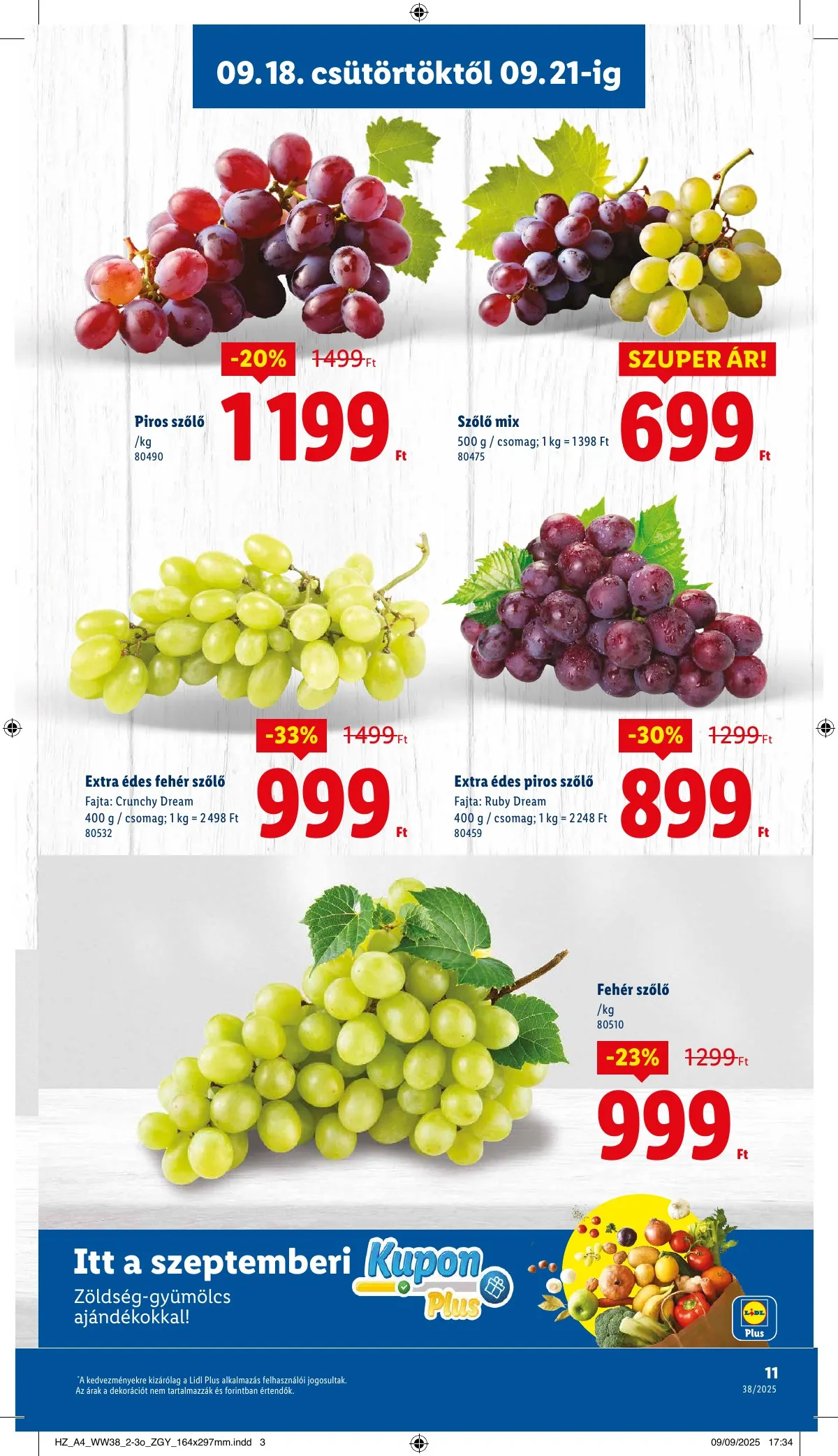 Lidl akciós újság 09.18–09.24 – 11. oldal