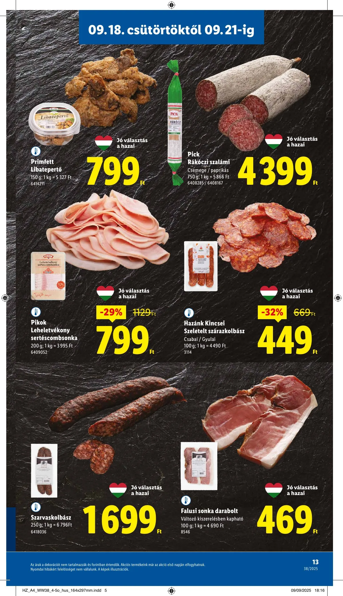 Lidl akciós újság 09.18–09.24 – 13. oldal