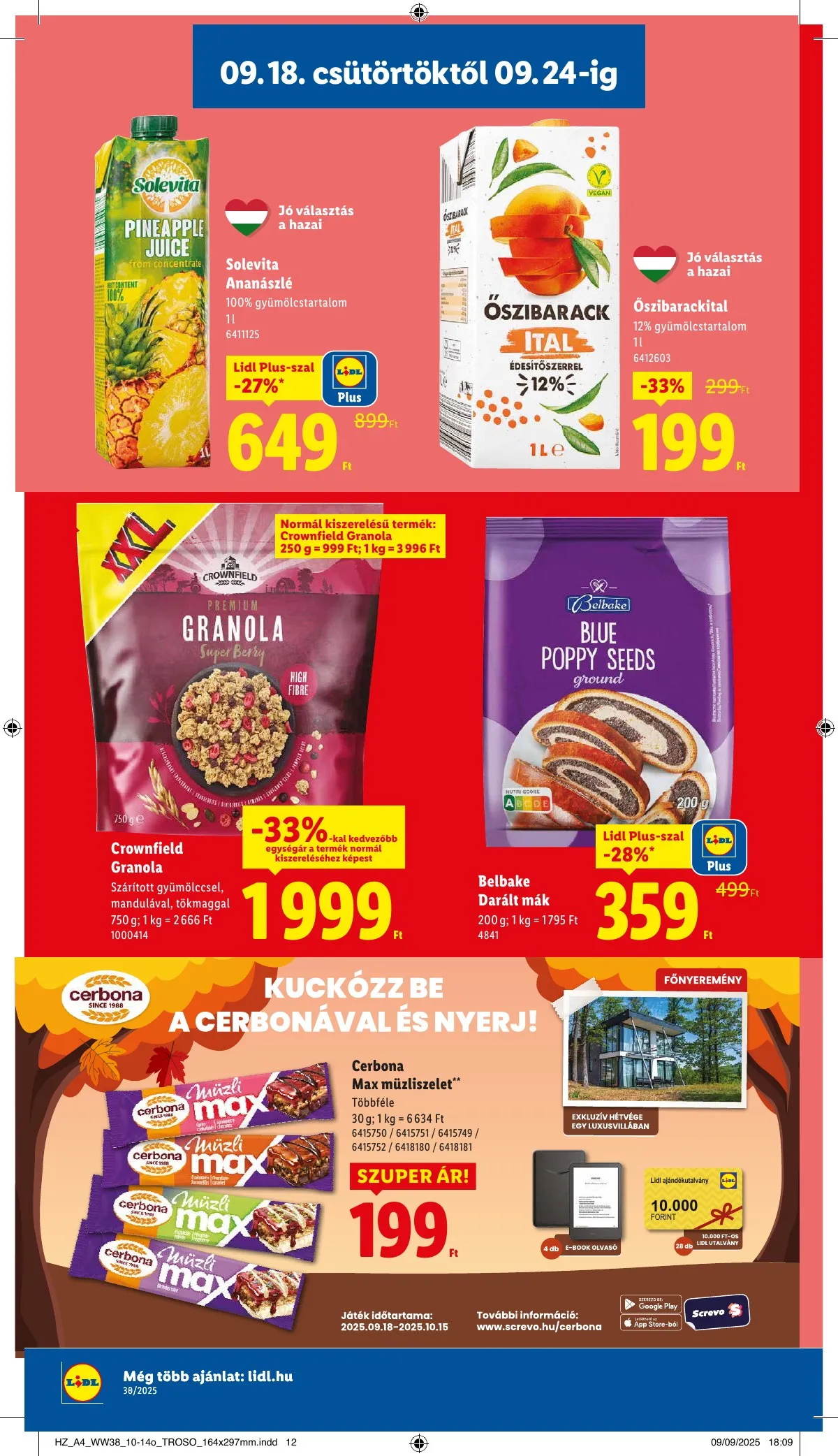 Lidl akciós újság 09.18–09.24 – 20. oldal