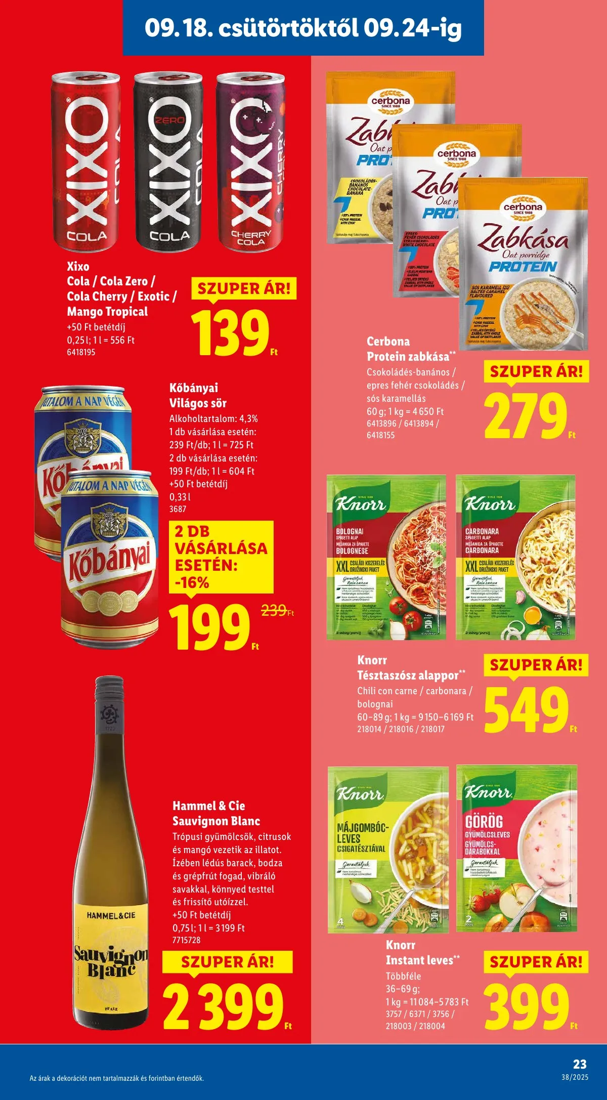 Lidl akciós újság 09.18–09.24 – 23. oldal