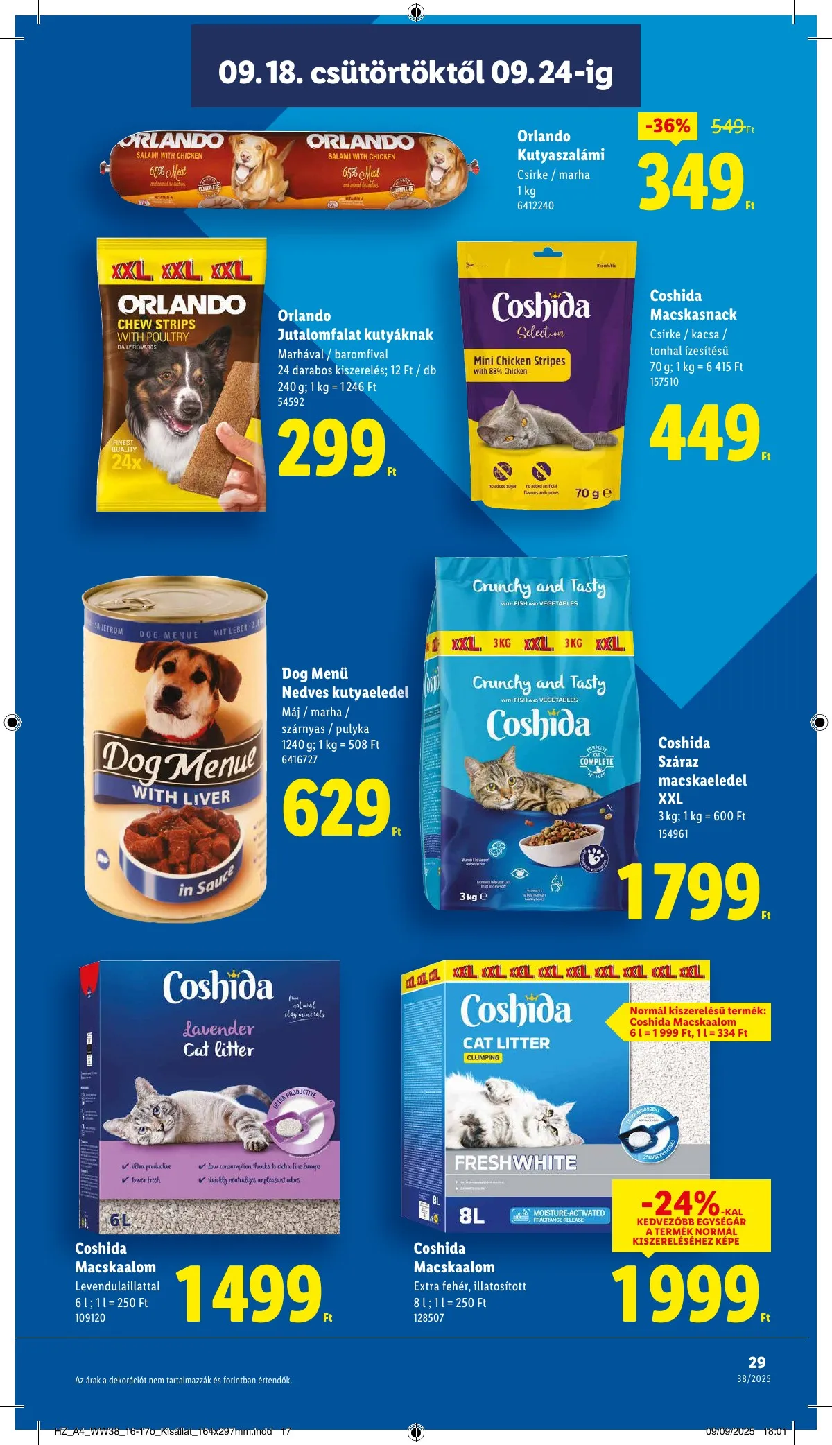 Lidl akciós újság 09.18–09.24 – 29. oldal