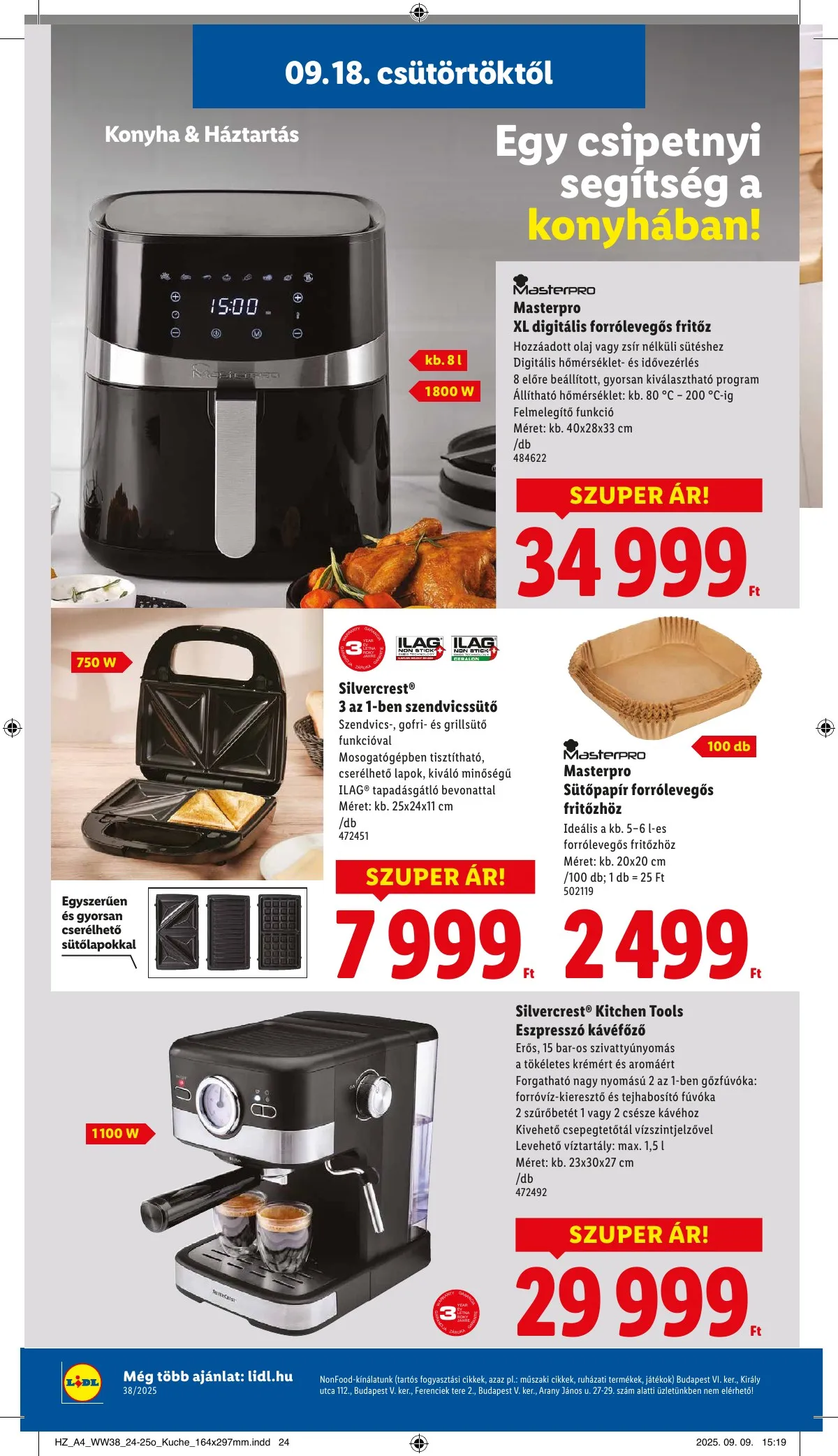 Lidl akciós újság 09.18–09.24 – 44. oldal